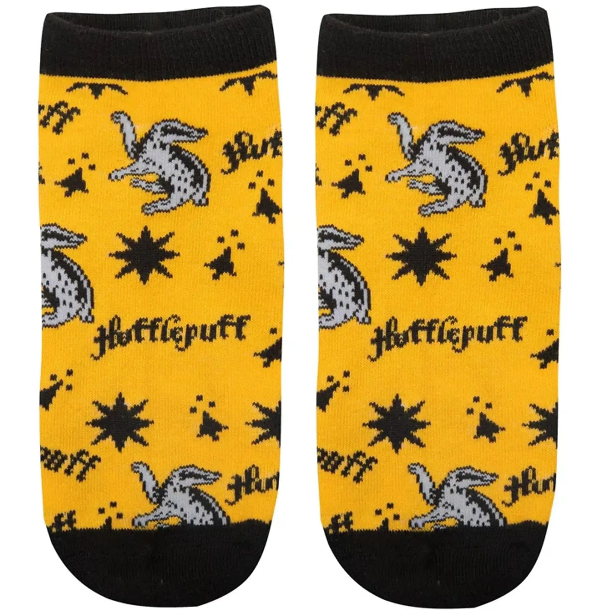 Cinereplicas Harry Potter - Adult-Size Hufflepuff Unisex Ankle Socks (3 Pairs) - Cinereplicas