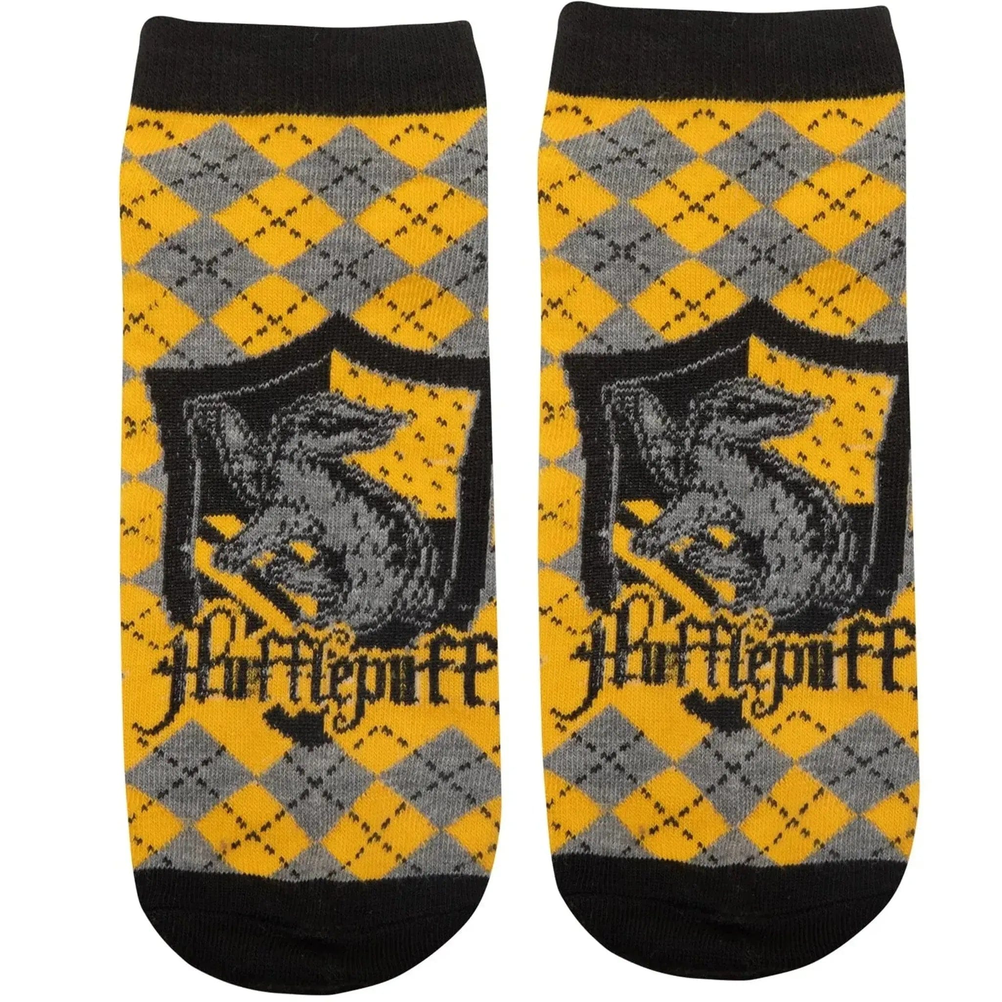 Cinereplicas Harry Potter - Adult-Size Hufflepuff Unisex Ankle Socks (3 Pairs) - Cinereplicas