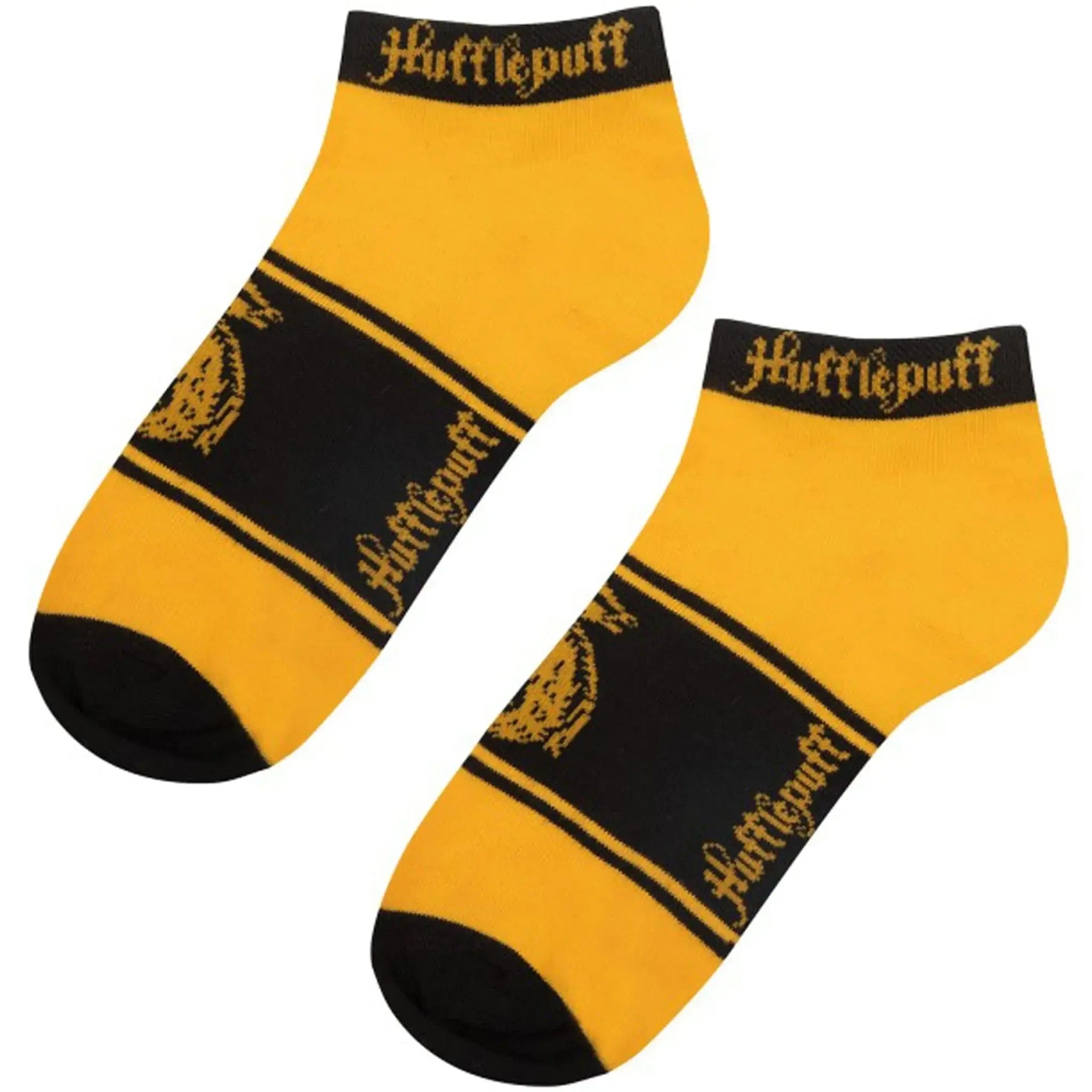 Cinereplicas Harry Potter - Adult-Size Hufflepuff Unisex Ankle Socks (3 Pairs) - Cinereplicas