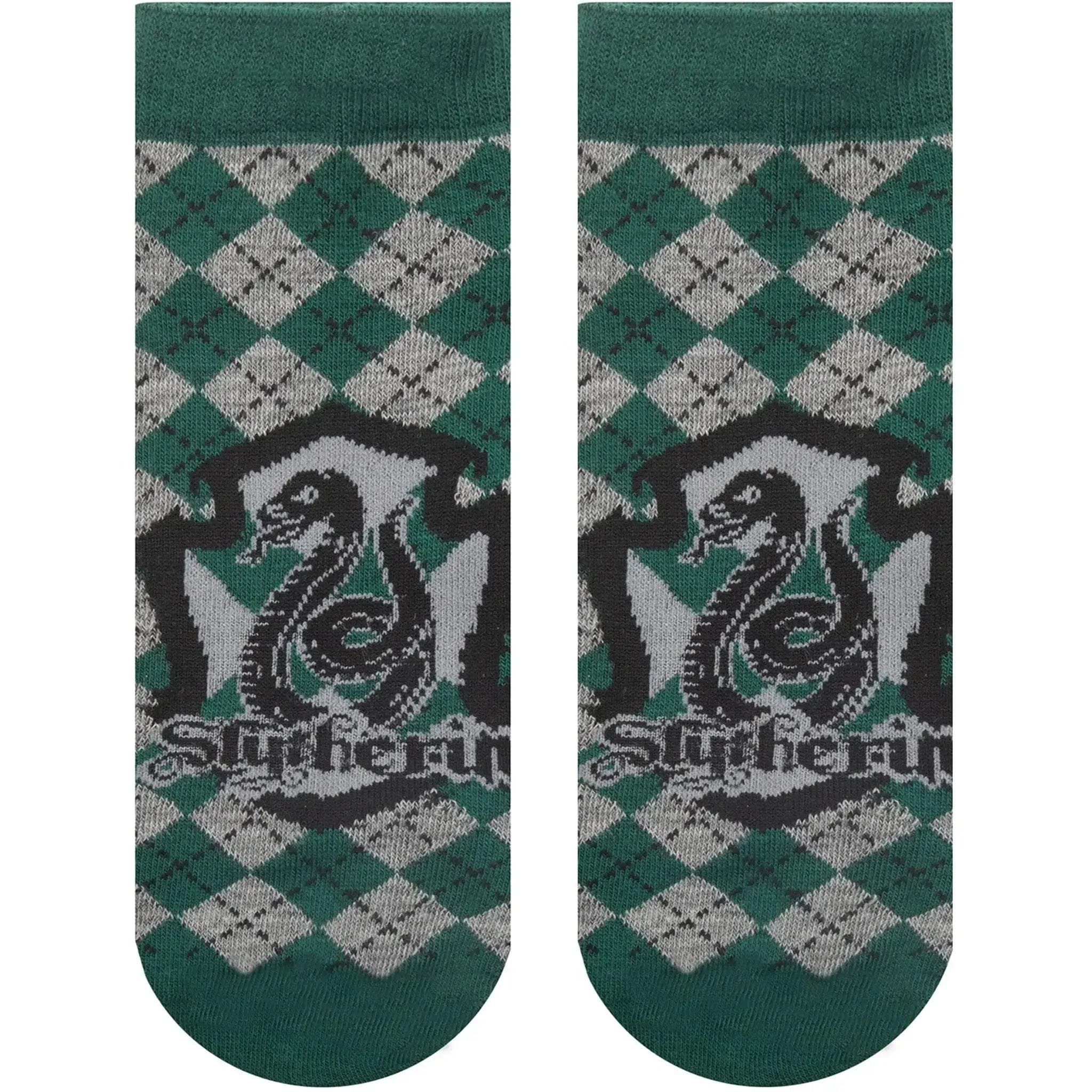 Cinereplicas Harry Potter - Adult-Size Slytherin Unisex Ankle Socks (3 Pairs) - Cinereplicas