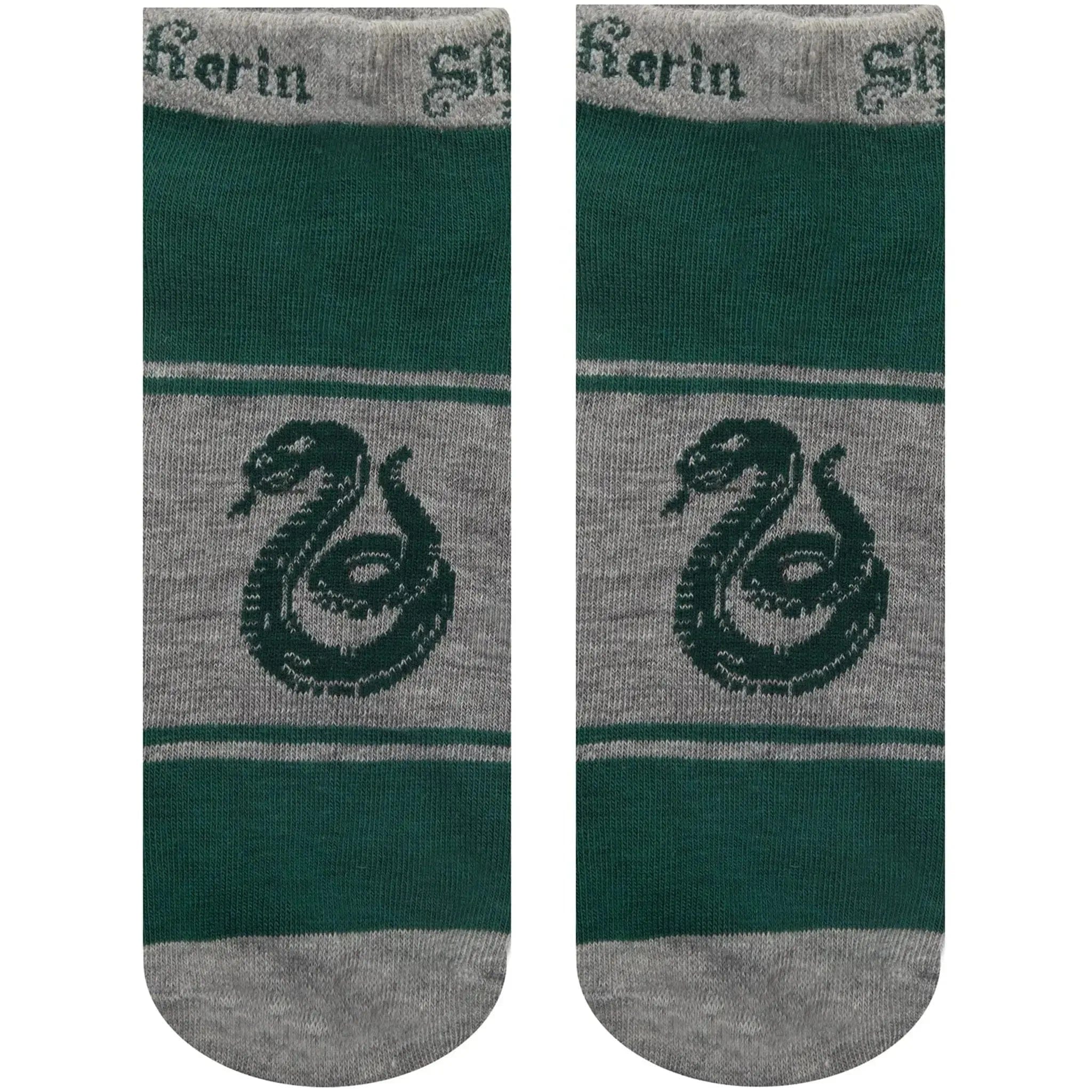 Cinereplicas Harry Potter - Adult-Size Slytherin Unisex Ankle Socks (3 Pairs) - Cinereplicas