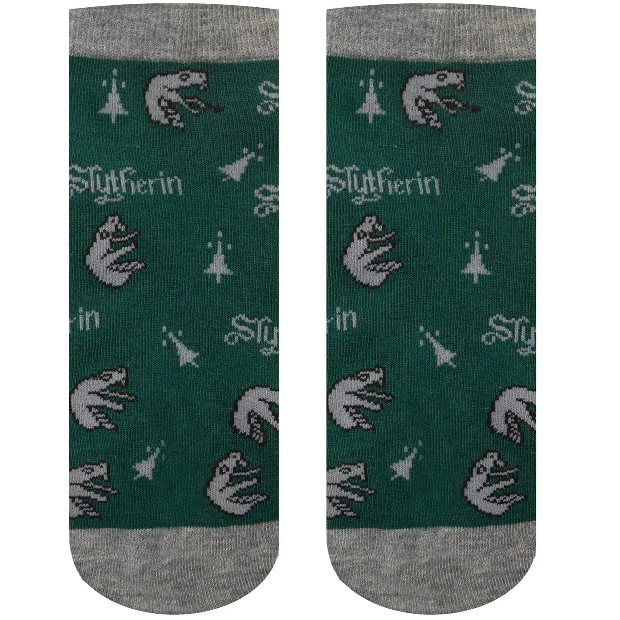 Cinereplicas Harry Potter - Adult-Size Slytherin Unisex Ankle Socks (3 Pairs) - Cinereplicas