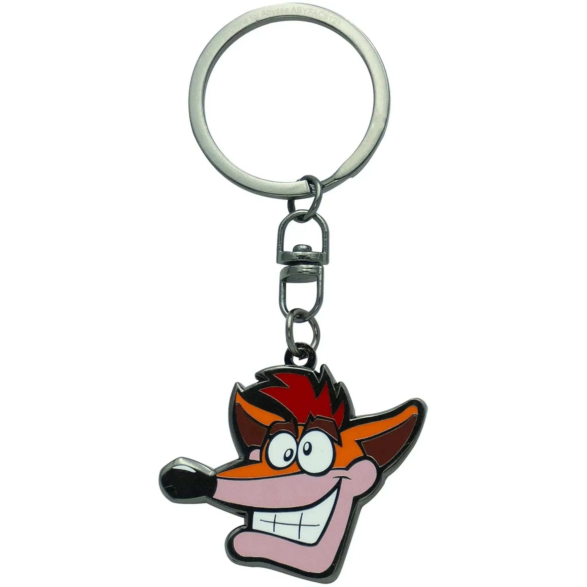 ABYstyle Crash Bandicoot - Crash Face Metal Keychain - ABYstyle