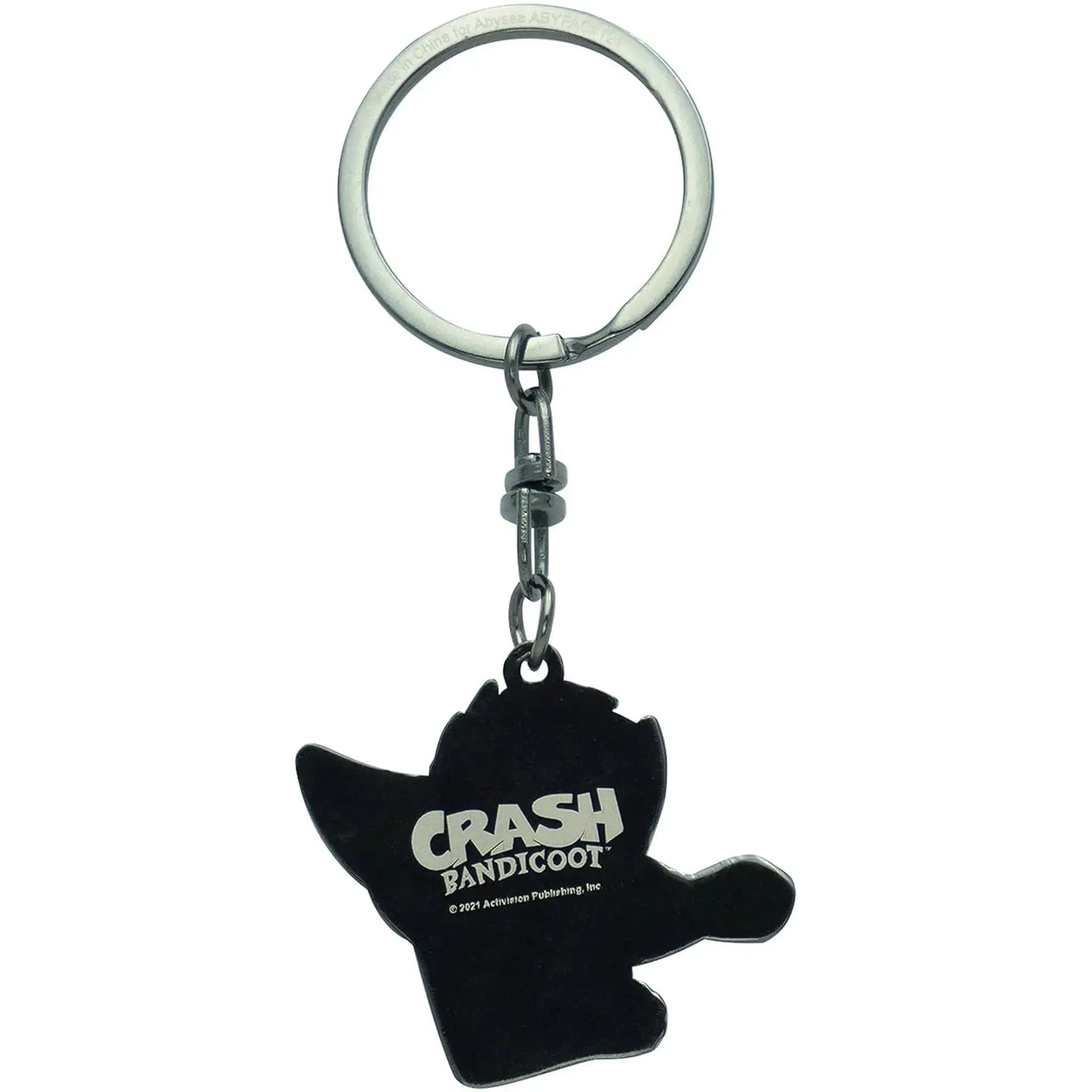 ABYstyle Crash Bandicoot - Crash Face Metal Keychain - ABYstyle