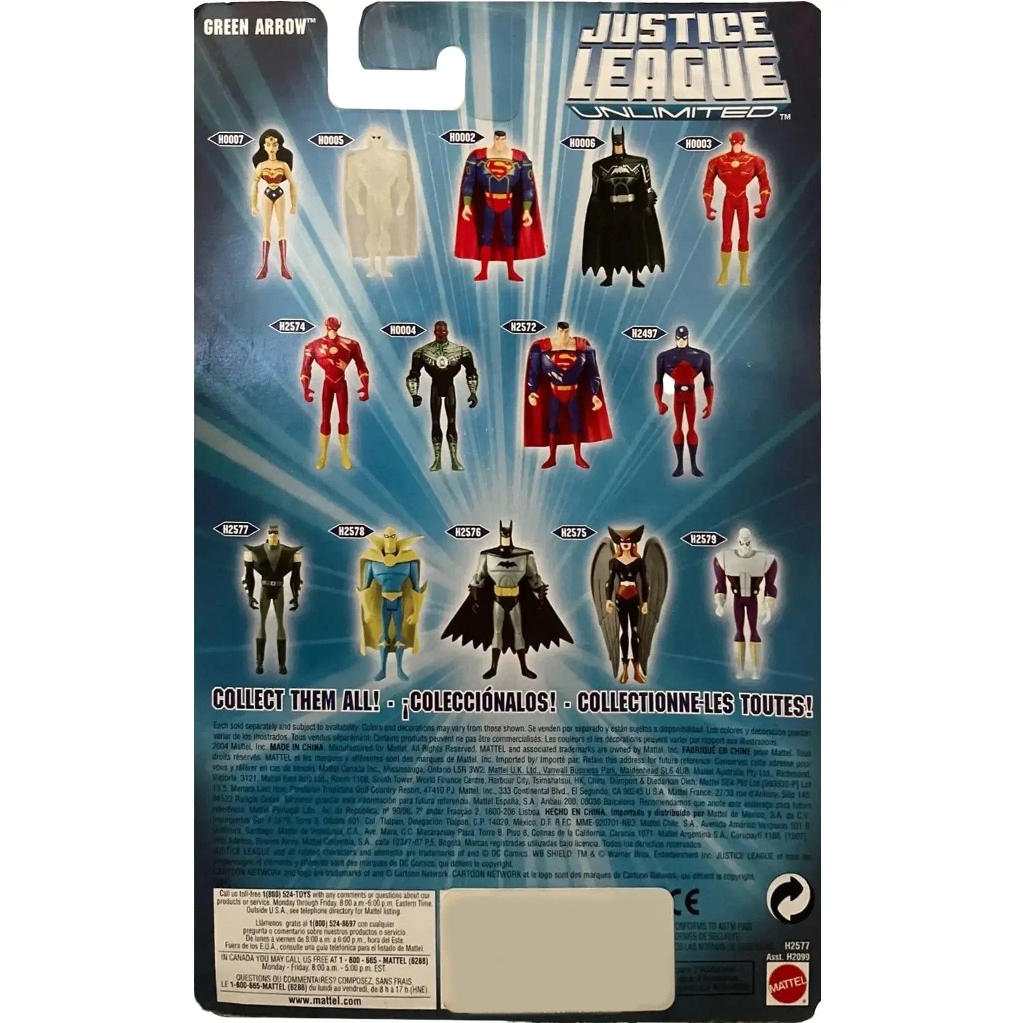 Mattel DC Comics - Green Arrow Action Figure (4.5") - Mattel - Justice League Unlimited Series - (2004)