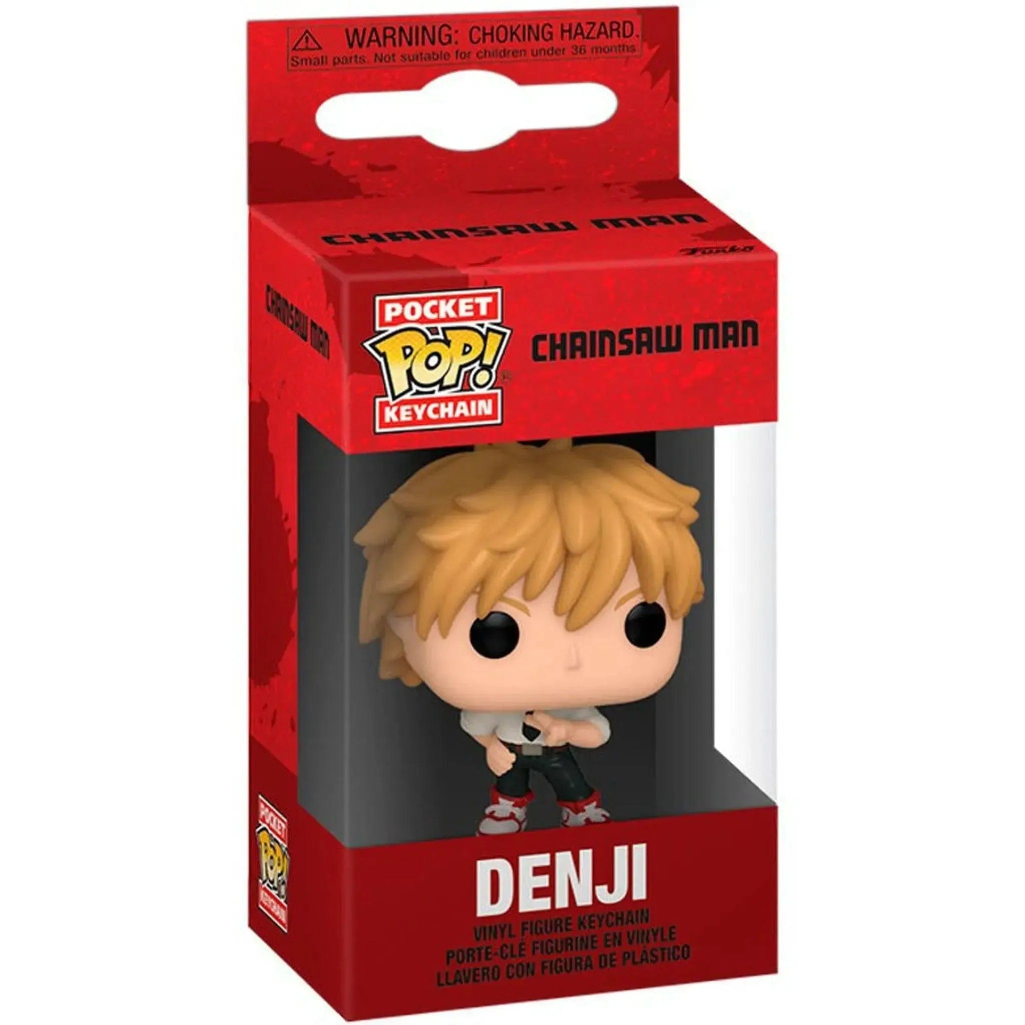 Funko Chainsaw Man - Denji Keychain (1.75", Vinyl) - Funko - Pocket Pop! Keychain Series - (2024)
