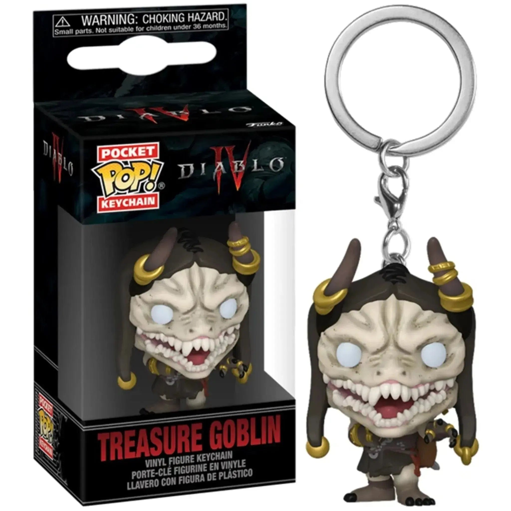 Funko Diablo IV - Treasure Goblin Figure Keychain (1.75", Vinyl) - Funko - Pocket Pop! Keychain Series - (2024)