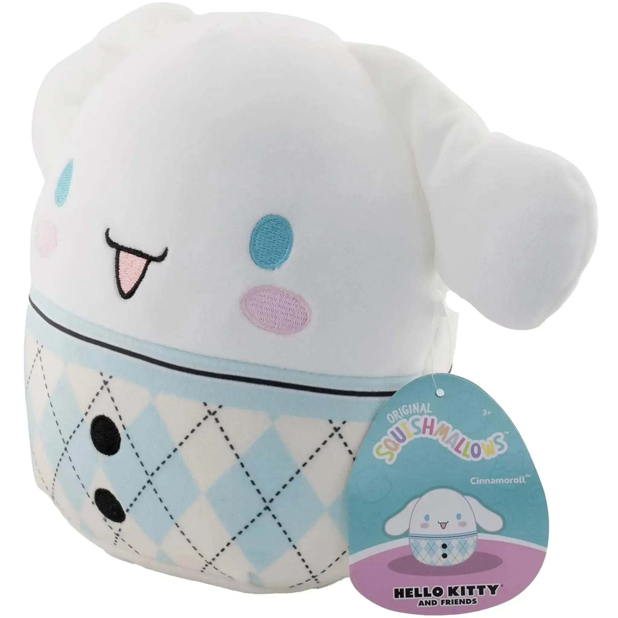 Jazwares Squishmallows [Sanrio: Hello Kitty & Friends] - Cinnamoroll Blue Hoodie Plush (8") - Jazwares - (2024)