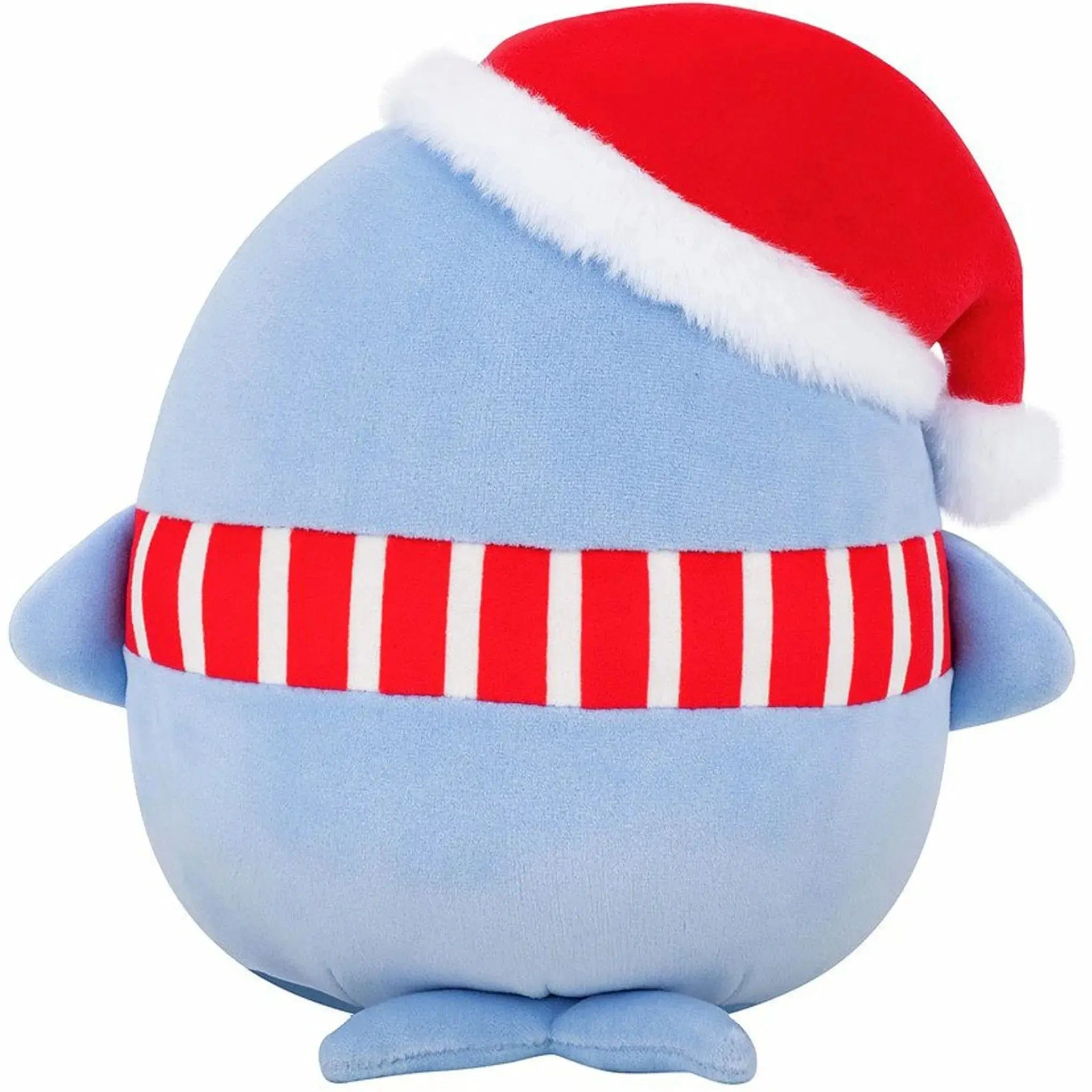 Jazwares Squishmallows - Christmas Edition Samir the Blue Whale with Santa Hat Plush (8.5") - Jazwares - (2024)
