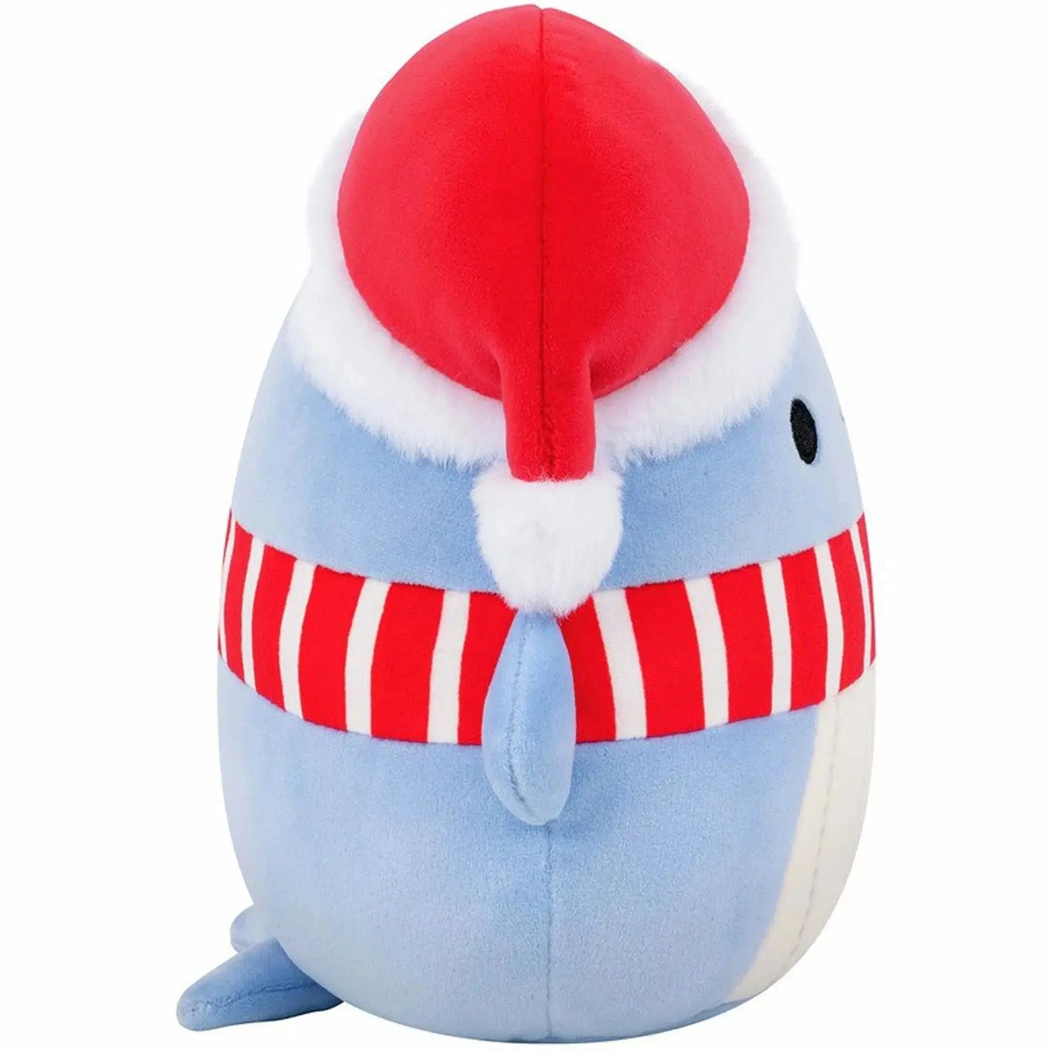 Jazwares Squishmallows - Christmas Edition Samir the Blue Whale with Santa Hat Plush (8.5") - Jazwares - (2024)
