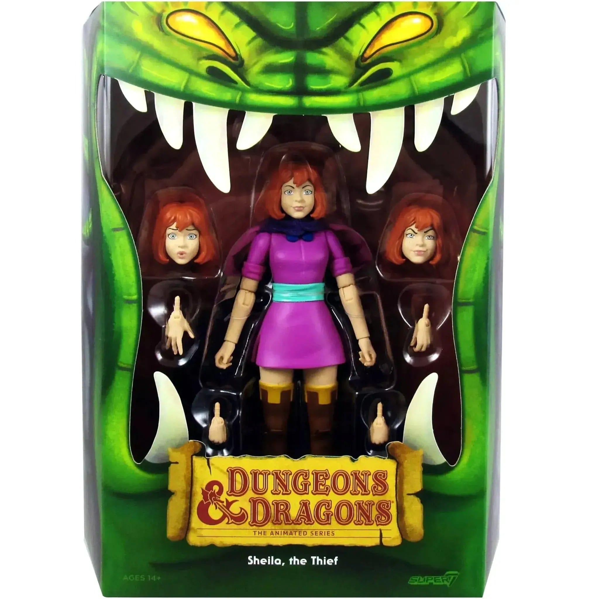 Super7 Dungeons & Dragons: The Animated Series - Sheila the Thief Action Figure (7") - Super7 - Ultimates! Wave 1 - (2024)