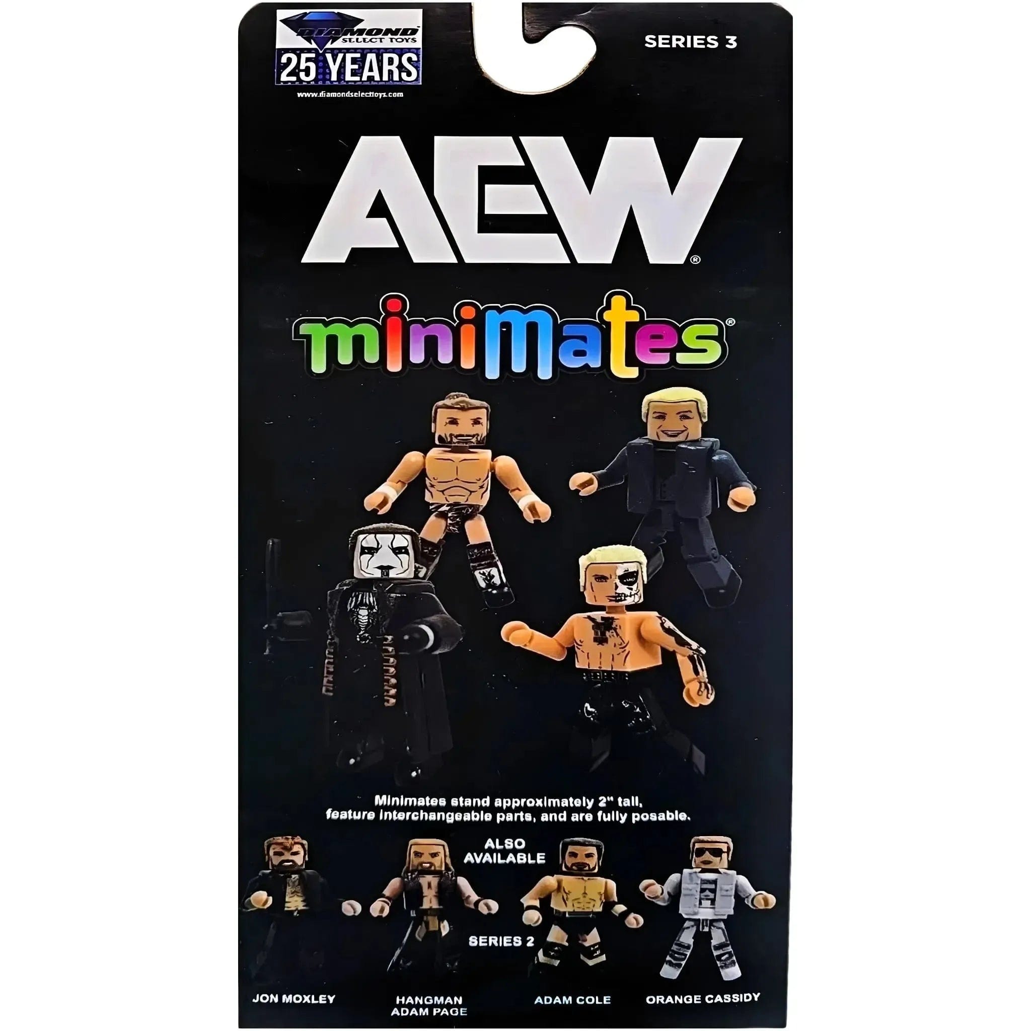 Diamond Select Toys AEW [All Elite Wrestling] - Minimates 4-Pack Action Figure Box Set (Sting, Darby Allin, Bryan Danielson & Ric Flair) - Diamond Select Toys - Series 3 - (2024)