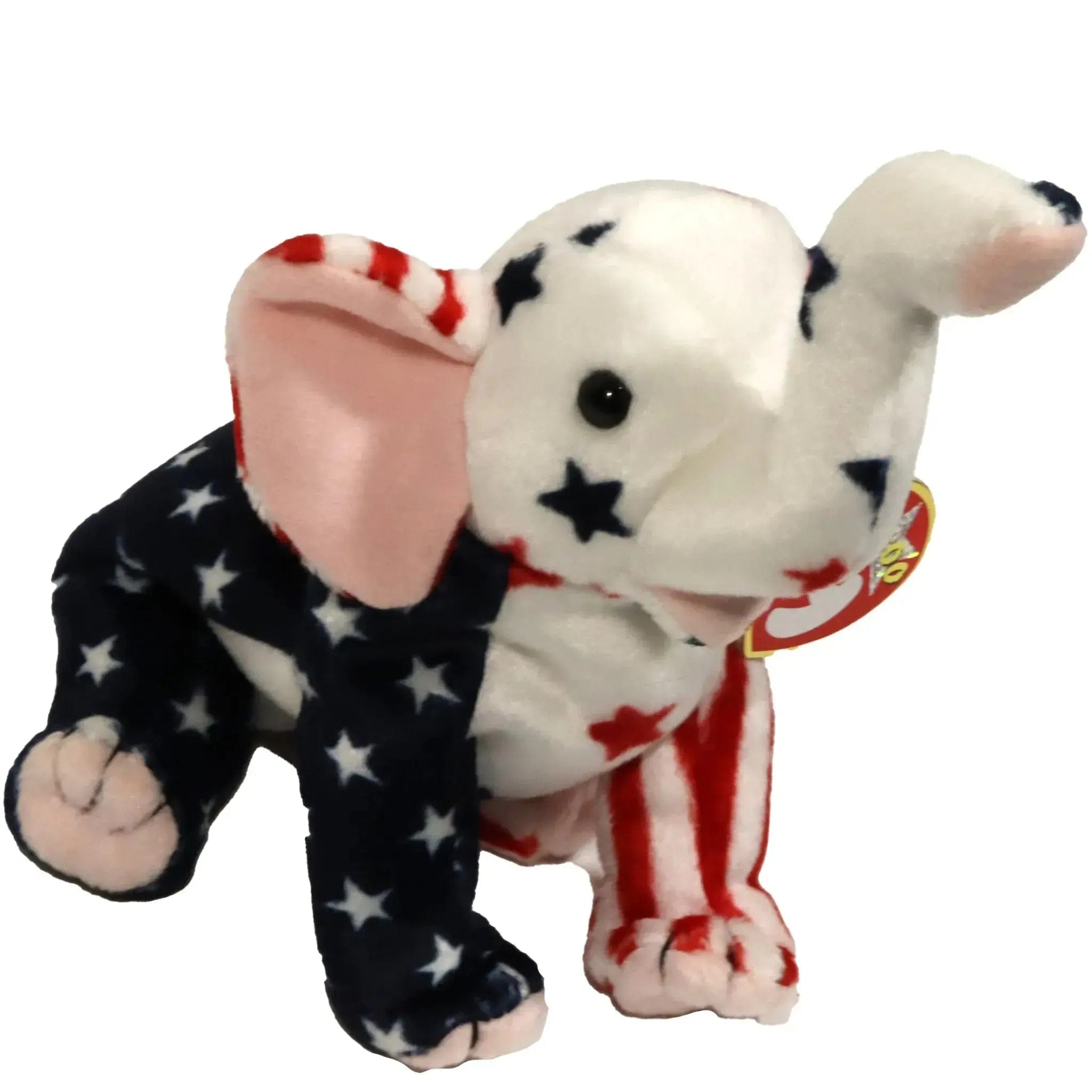 Ty Righty 2000 the America Elephant Plush (8") - Ty - Original Beanie Babies Series (2000)