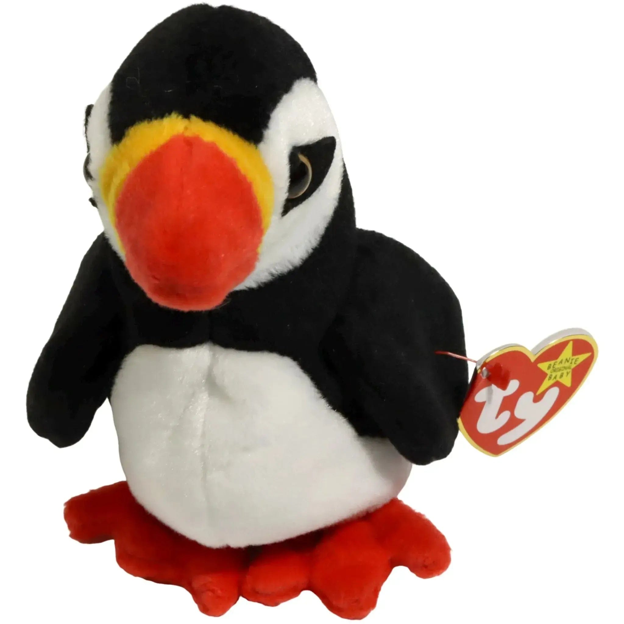 Ty Puffer the Puffin Bird Plush (6") - Ty - Original Beanie Babies Series (1997)