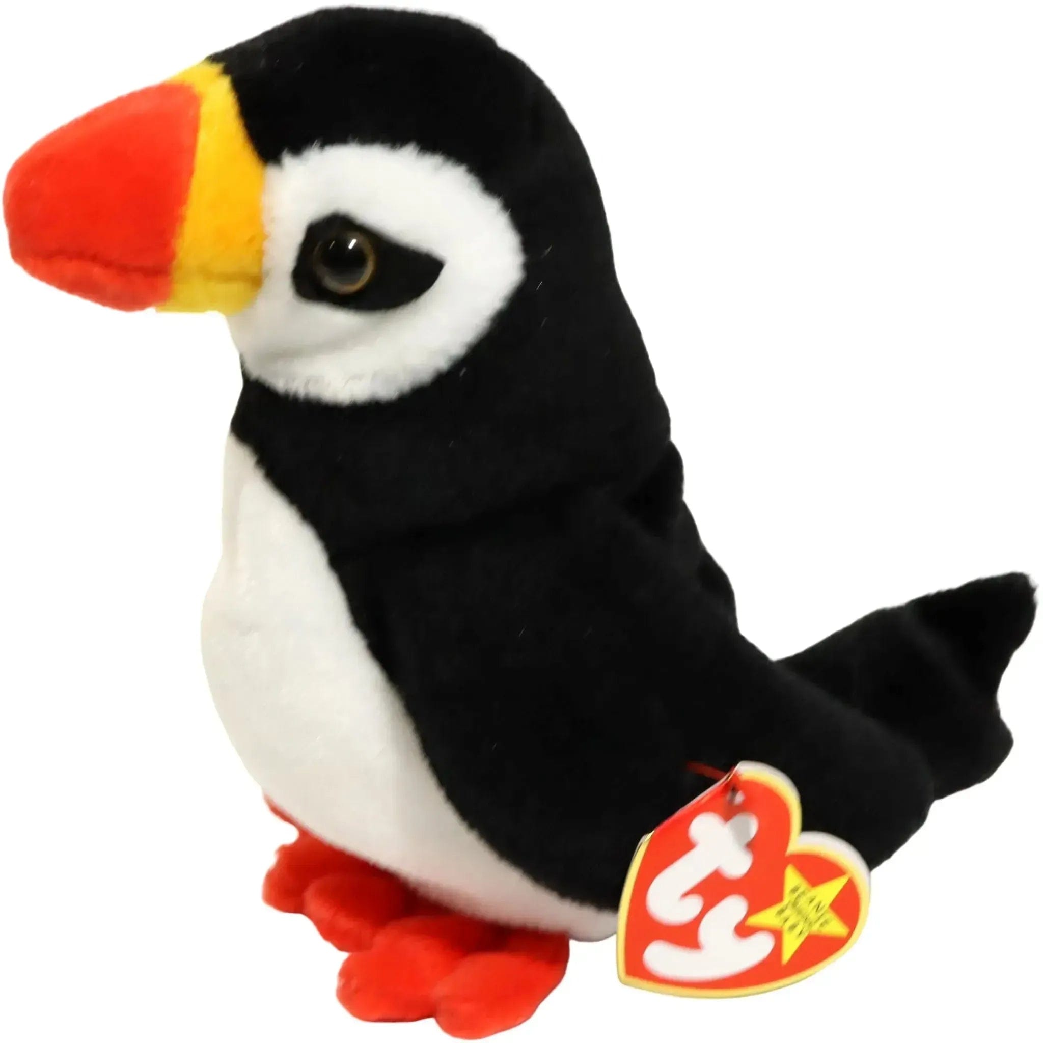 Ty Puffer the Puffin Bird Plush (6") - Ty - Original Beanie Babies Series (1997)