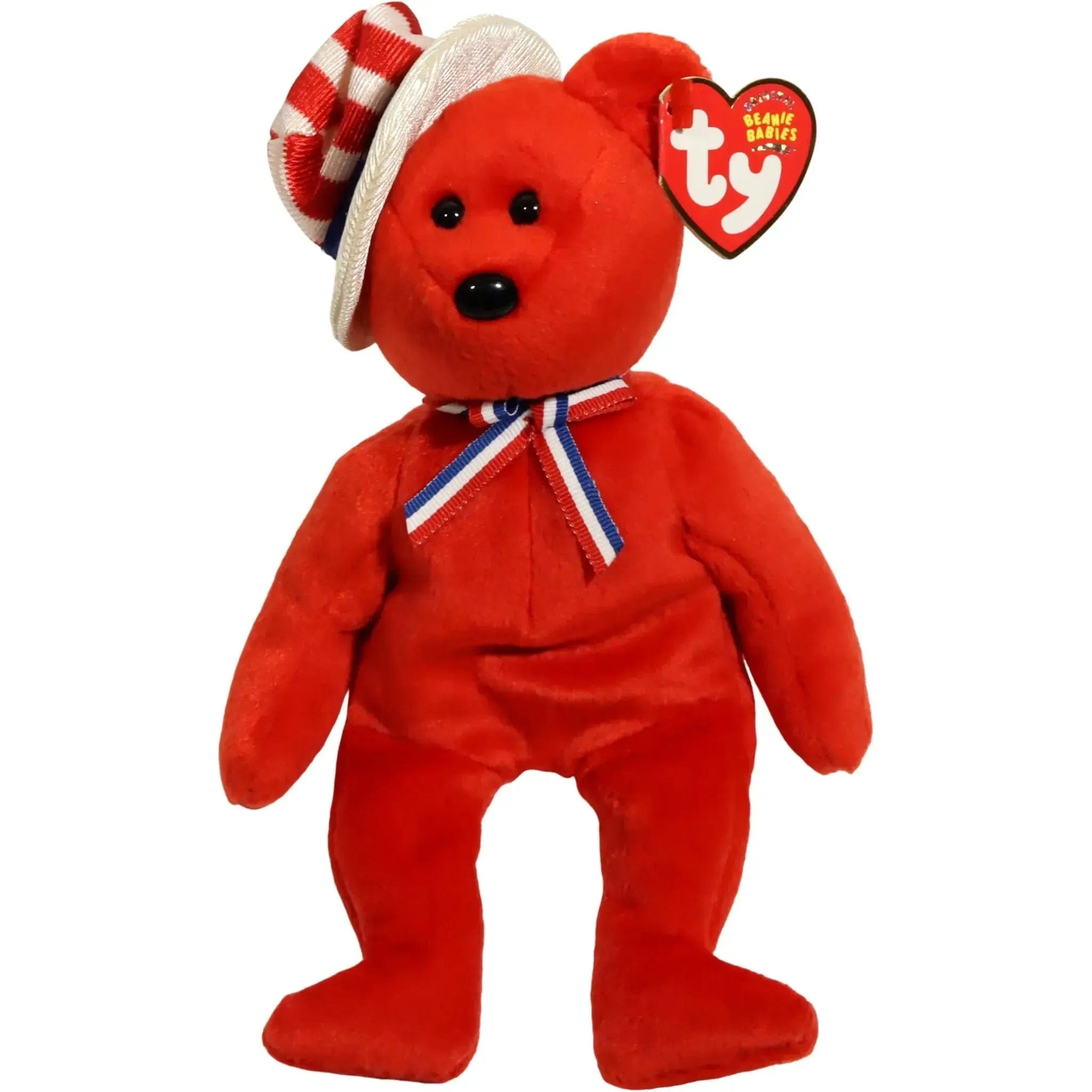Ty Sam the Red America Bear Plush (8") - Ty - Original Beanie Babies Series (2003)