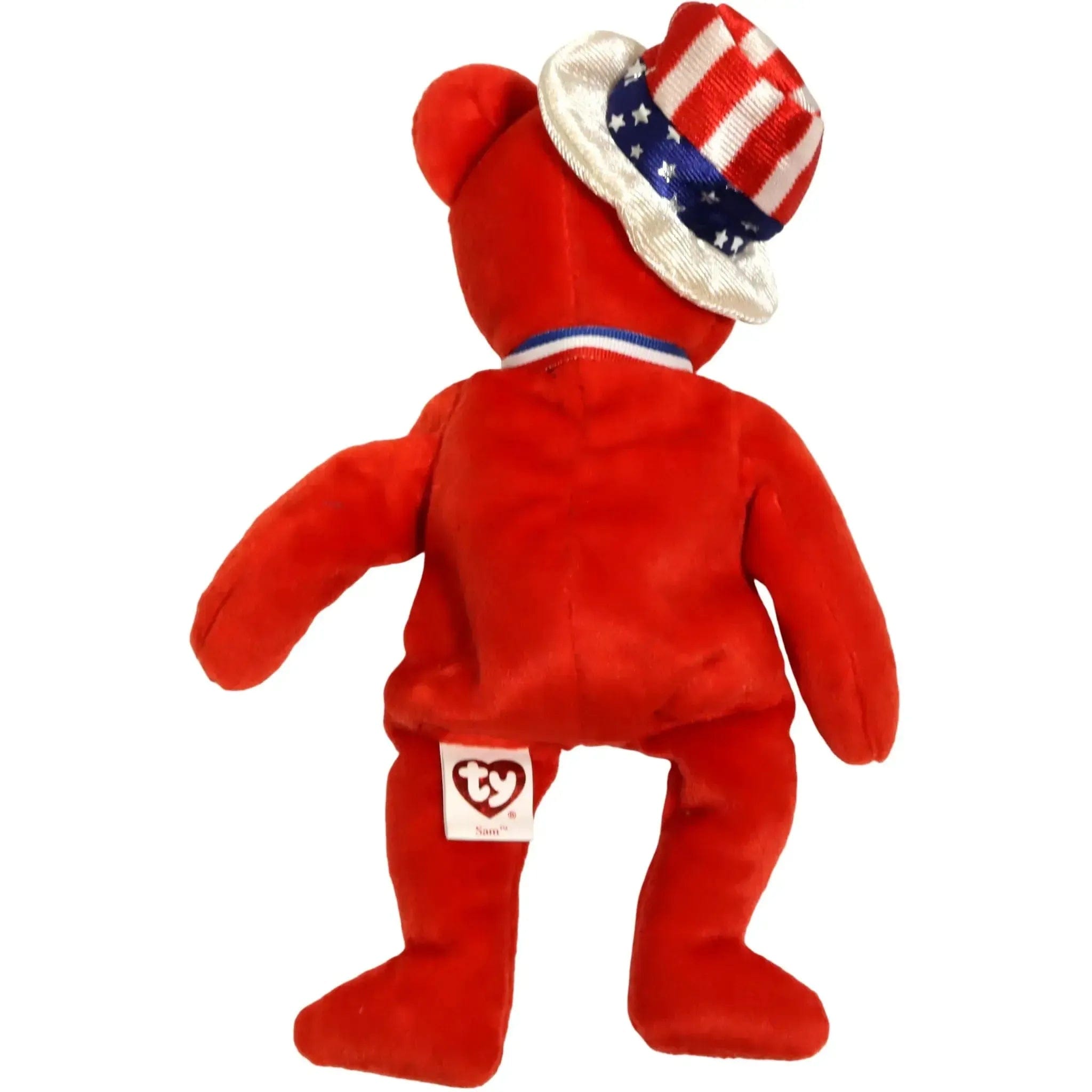 Ty Sam the Red America Bear Plush (8") - Ty - Original Beanie Babies Series (2003)
