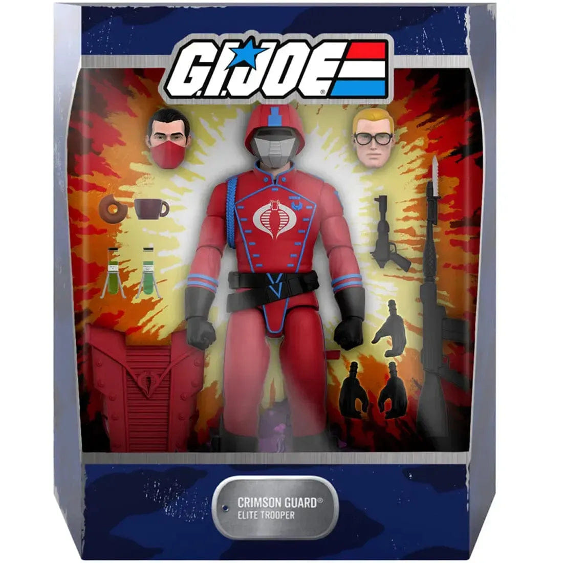 Super7 G.I. Joe - Crimson Guard Elite Trooper Action Figure (7") - Super7 - ULTIMATES! Series