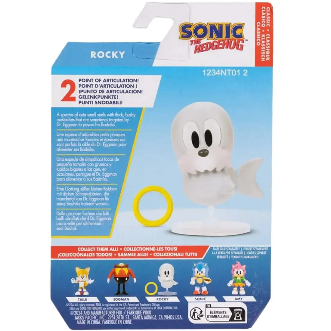 Jakks Pacific Sonic The Hedgehog - Rocky Action Figure (2.5") - Jakks Pacific