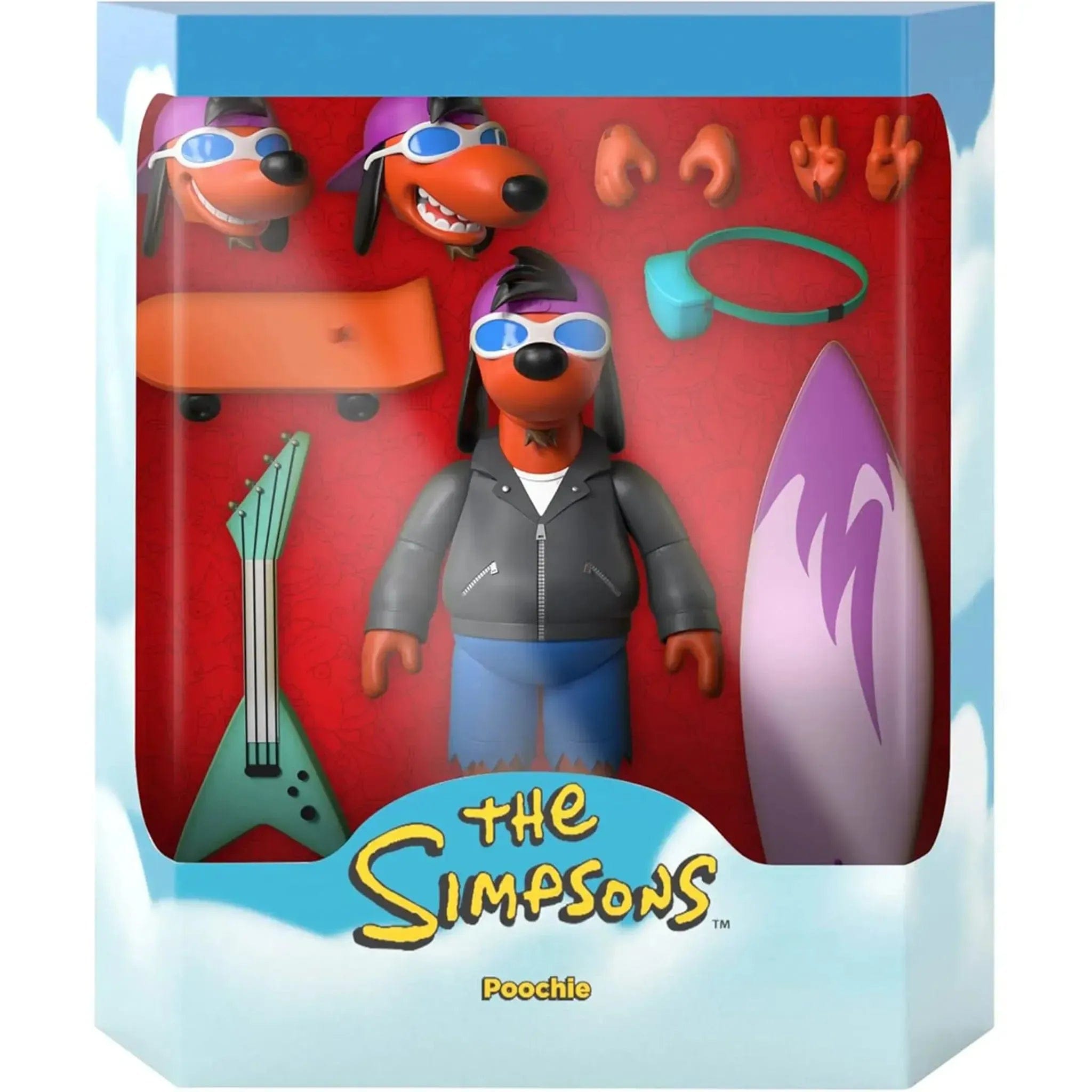 Super7 The Simpsons - Poochie Action Figure (7") - Super7 - ULTIMATES! Series