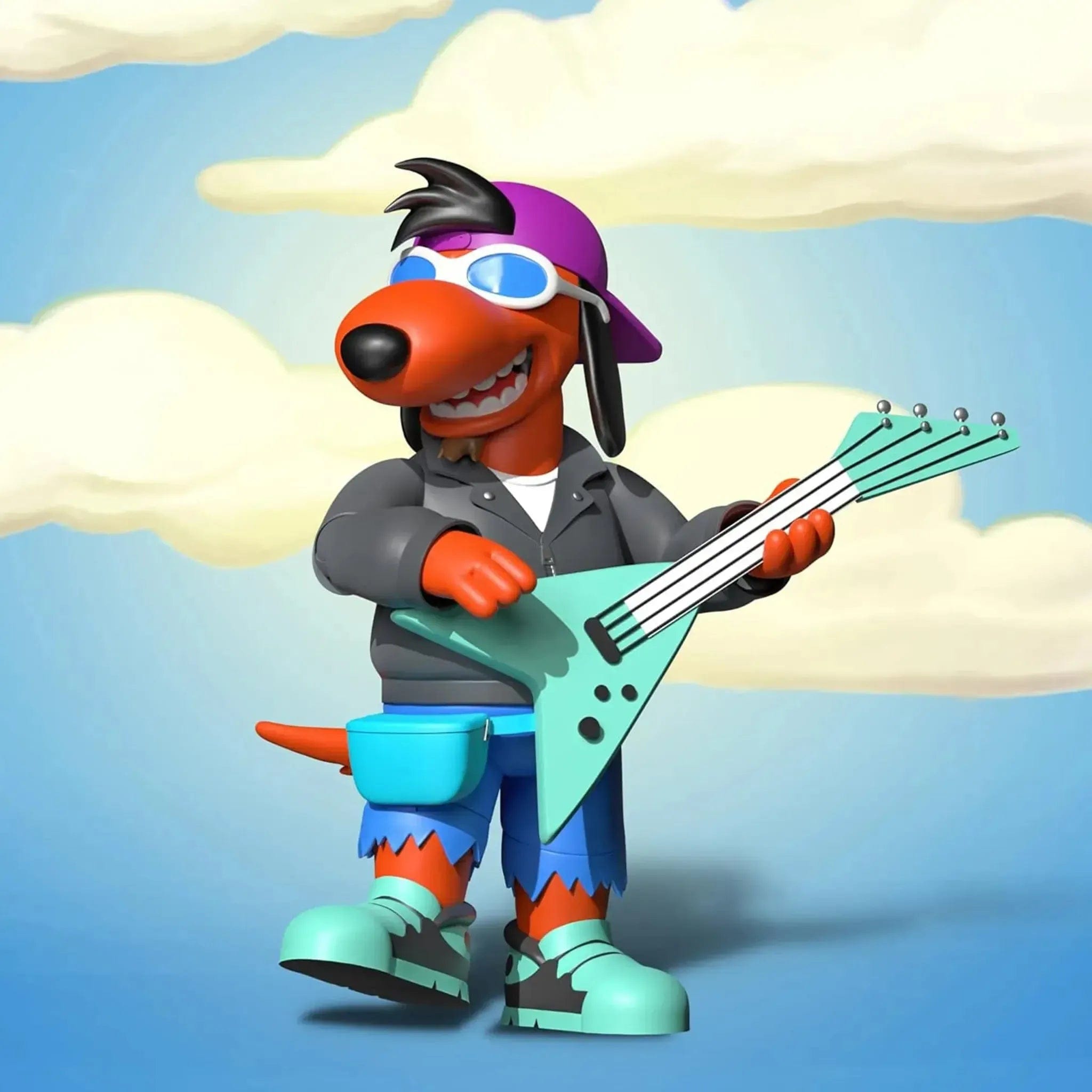 Super7 The Simpsons - Poochie Action Figure (7") - Super7 - ULTIMATES! Series