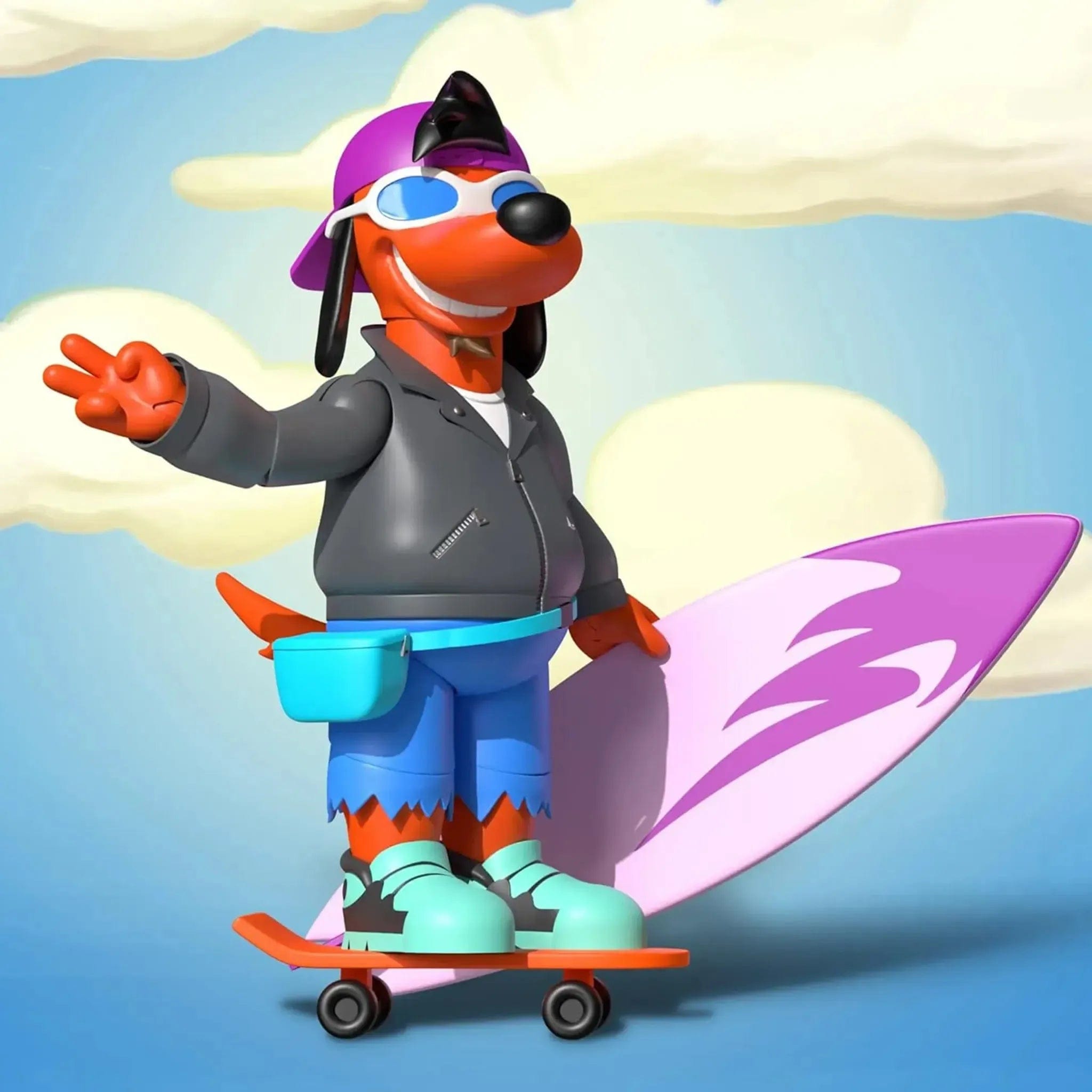 Super7 The Simpsons - Poochie Action Figure (7") - Super7 - ULTIMATES! Series