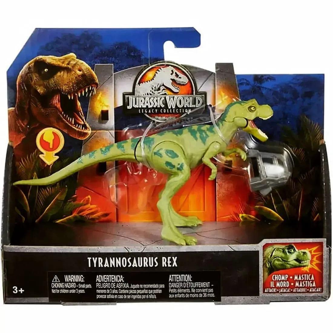 Mattel Jurassic World - Tyrannosaurus Rex Action Figure Toy (3") - Mattel - Legacy Collection Series (2017)