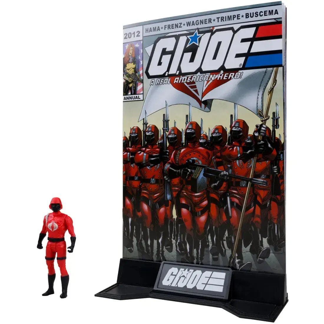 McFarlane Toys G.I. Joe - Cobra Commander & Crimson Guard Action Figures & Comic Books Set (3") - McFarlane Toys - Page Punchers Series