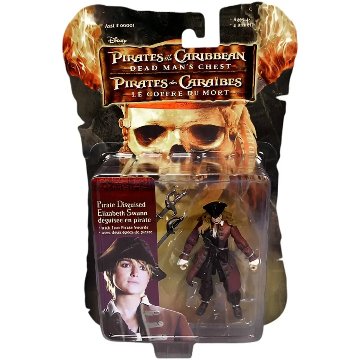 Zizzle Pirates of the Caribbean: Dead Man's Chest - Pirate Disguised Elizabeth Swann Action Figure (3.75") - Zizzle - Series 1