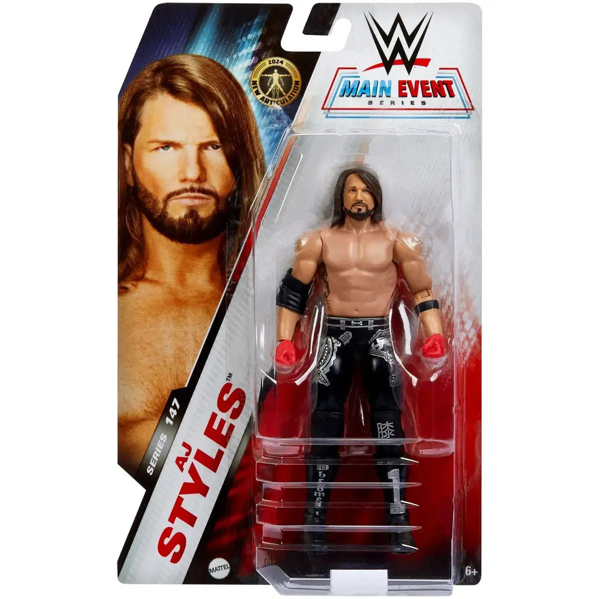 Mattel WWE - AJ Styles Action Figure (6") - Mattel - Main Event Series 147