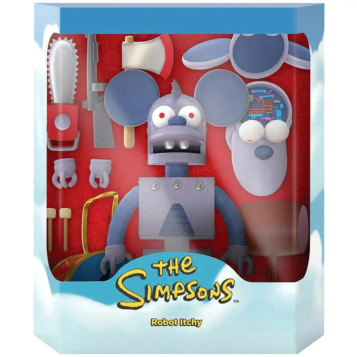 Super7 The Simpsons - Robot Itchy Action Figure (7") - Super7 - ULTIMATES! Series