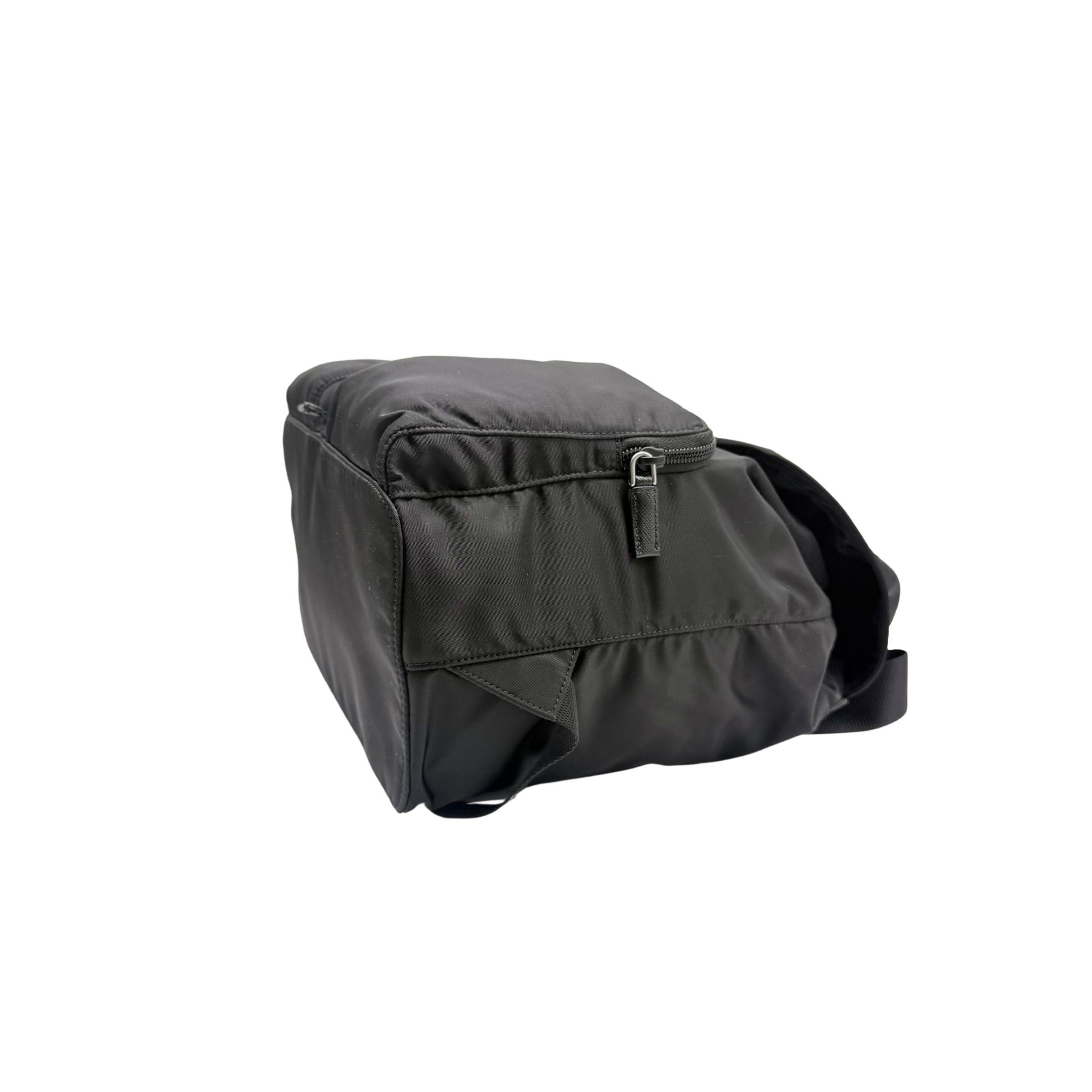 Prada Black Nylon 2 Pocket Backpack