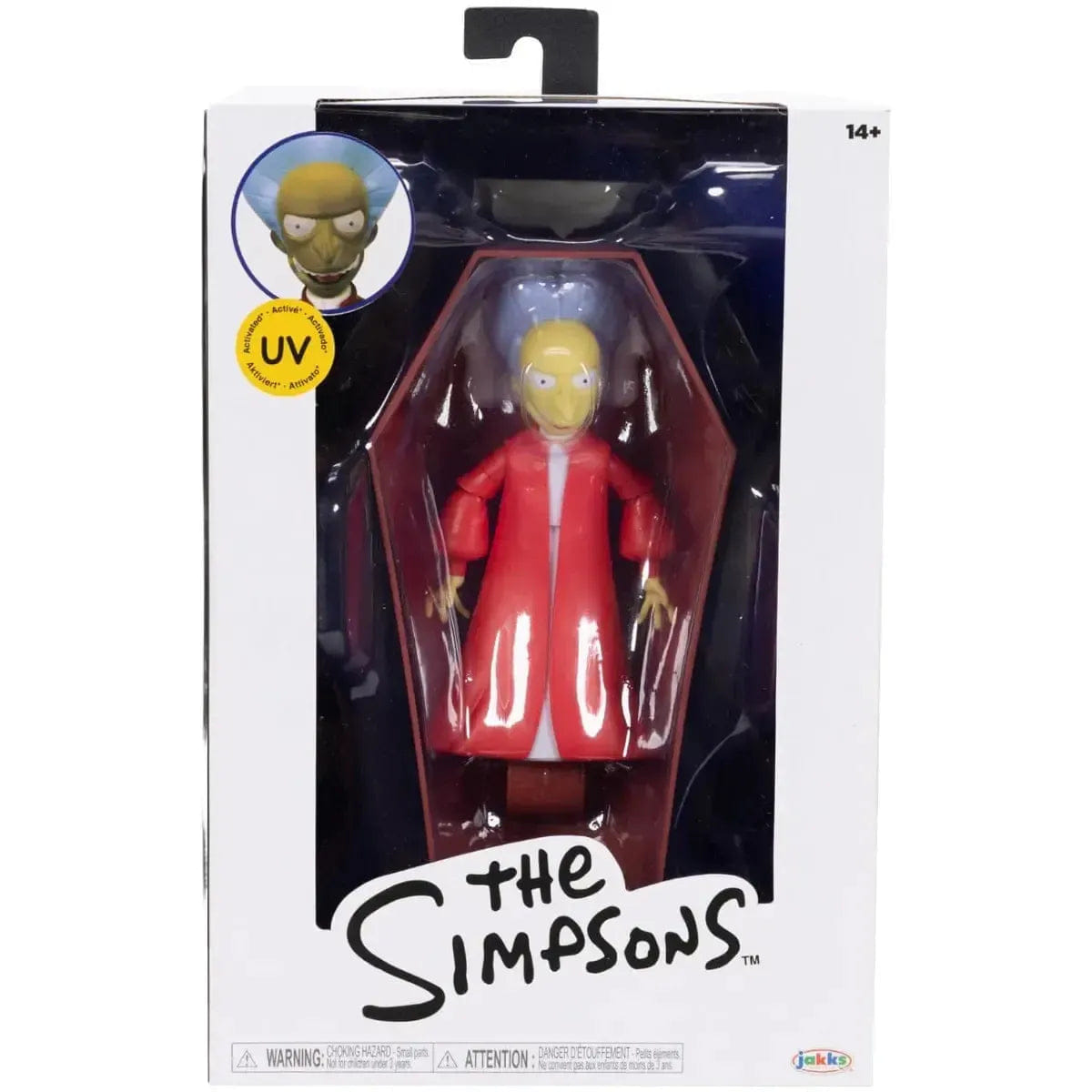 Jakks Pacific The Simpsons (Treehouse of Horror IV) - Vampire Mr Burns Action Figure (5") - Jakks Pacific