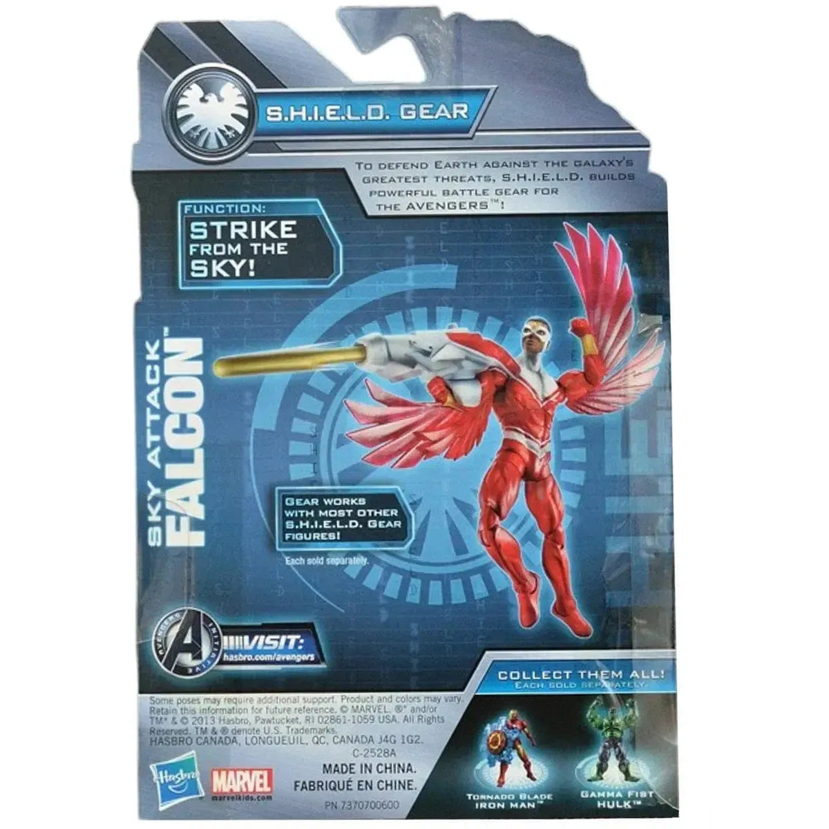 Hasbro Marvel: Avengers Assemble - Sky Attack Falcon Action Figure (3.5") - Hasbro - S.H.I.E.L.D Gear Series
