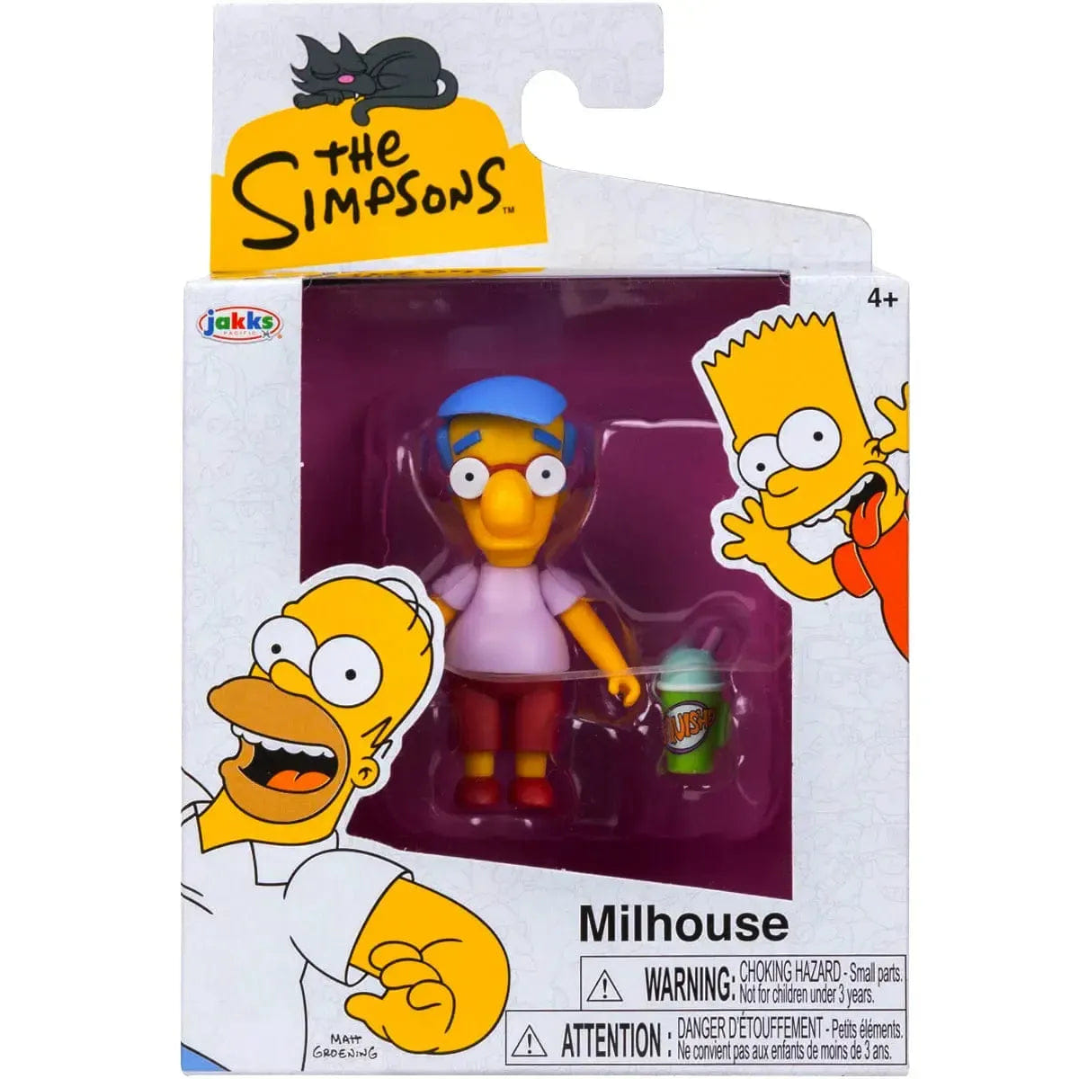 Jakks Pacific The Simpsons - Milhouse and Squishee Action Figure (2.5") - Jakks Pacific - Wave 3 Series