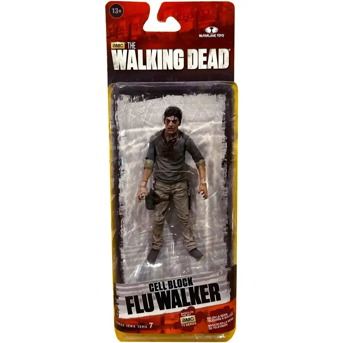 McFarlane Toys The Walking Dead (TV) - Cell Block Flu Walker Action Figure (5") - McFarlane Toys - Series 7 (2015)
