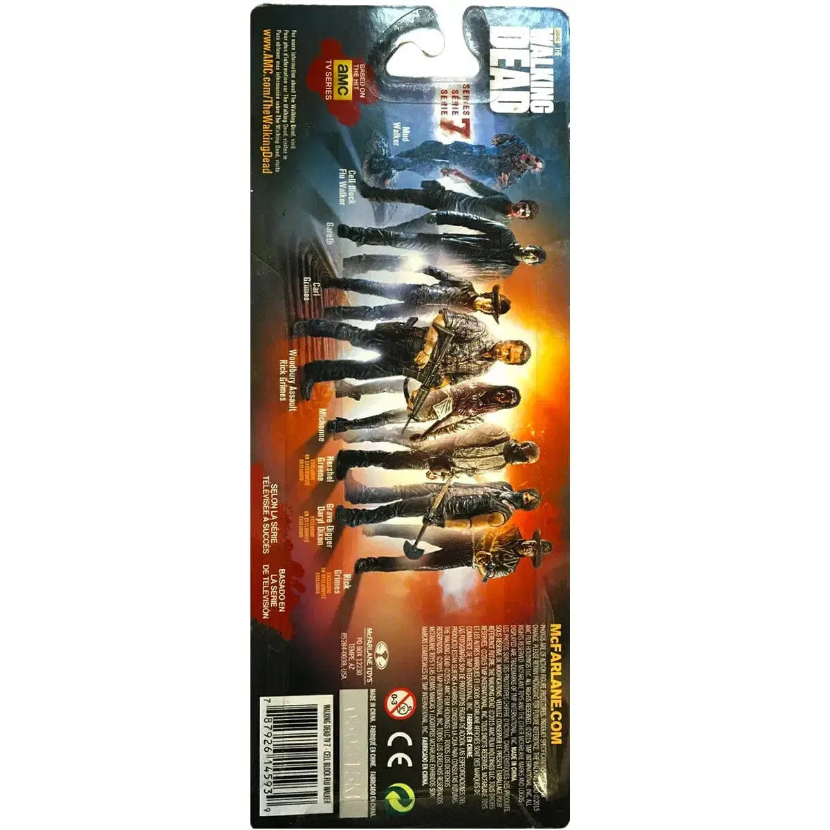 McFarlane Toys The Walking Dead (TV) - Cell Block Flu Walker Action Figure (5") - McFarlane Toys - Series 7 (2015)
