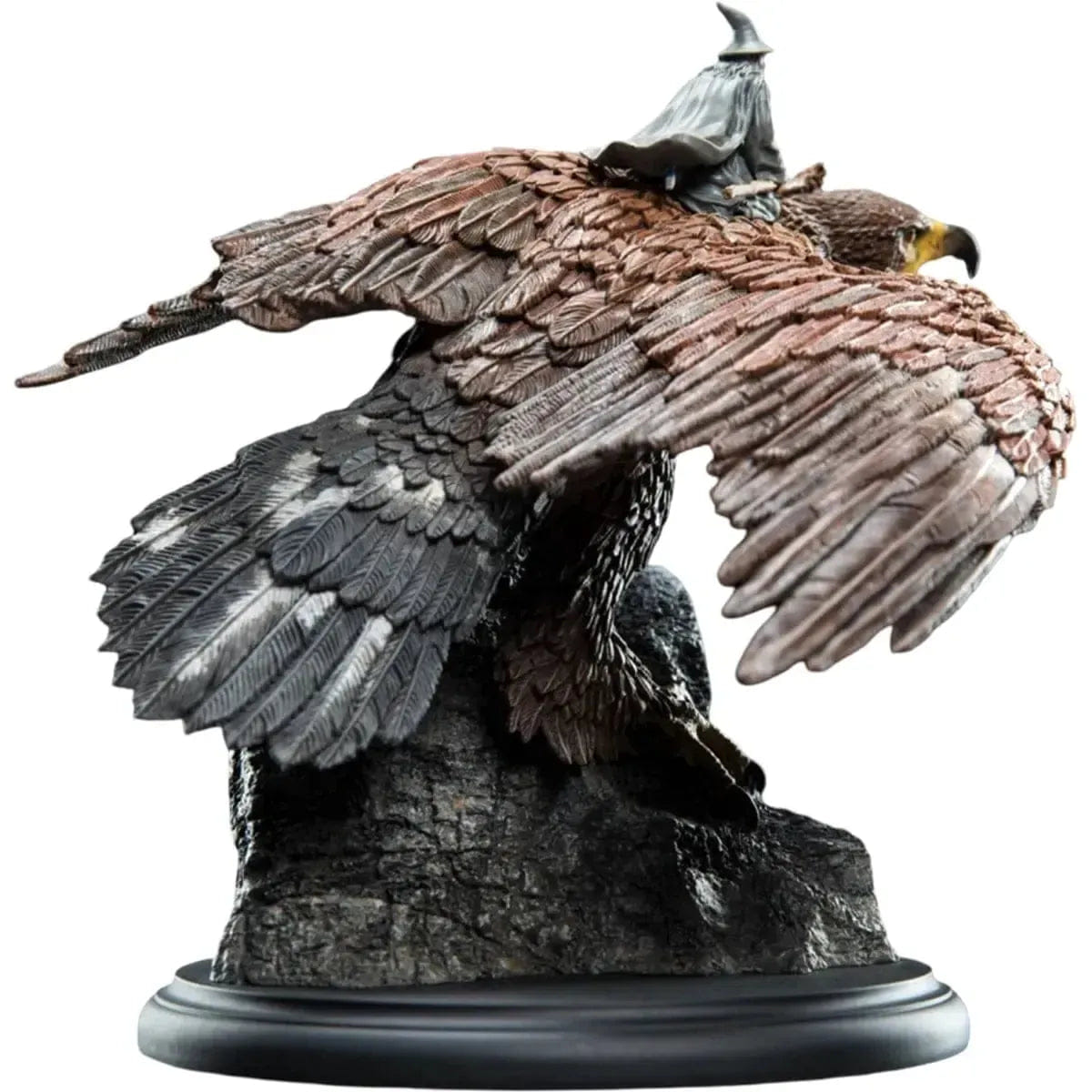 Weta Workshop The Lord of the Rings - Gandalf the Gray on Gwaihir the Eagle Statue Figure - Weta Workshop - Miniature Series
