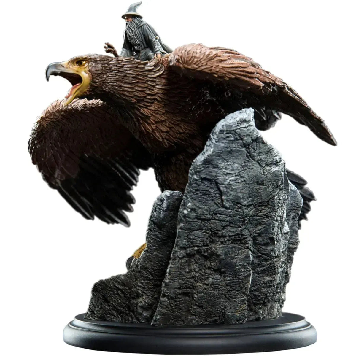 Weta Workshop The Lord of the Rings - Gandalf the Gray on Gwaihir the Eagle Statue Figure - Weta Workshop - Miniature Series