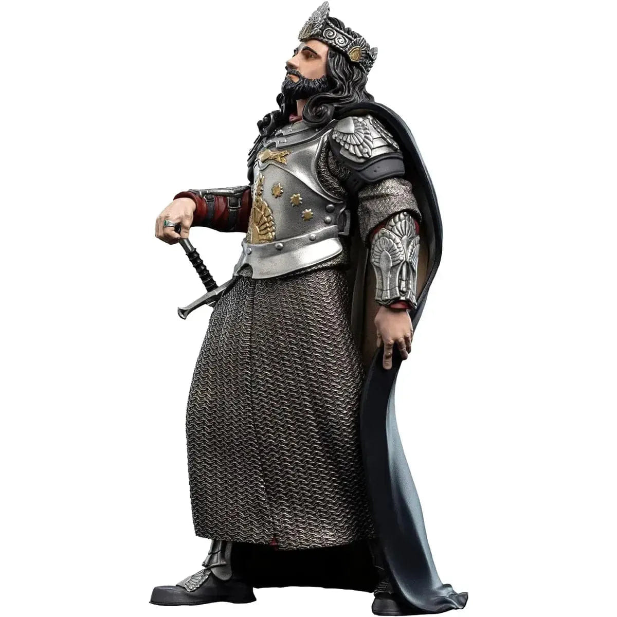 Weta Workshop The Lord of the Rings - King Aragorn Figure (7.4") - Weta Workshop - Mini Epics Series (40)