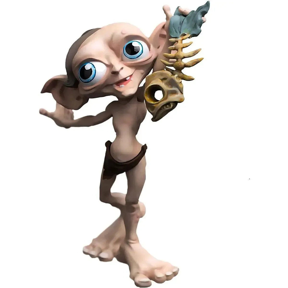 Weta Workshop The Lord of the Rings - Sméagol/Gollum with Fish Bones Figure (4") - Weta Workshop - Mini Epics Series (32)