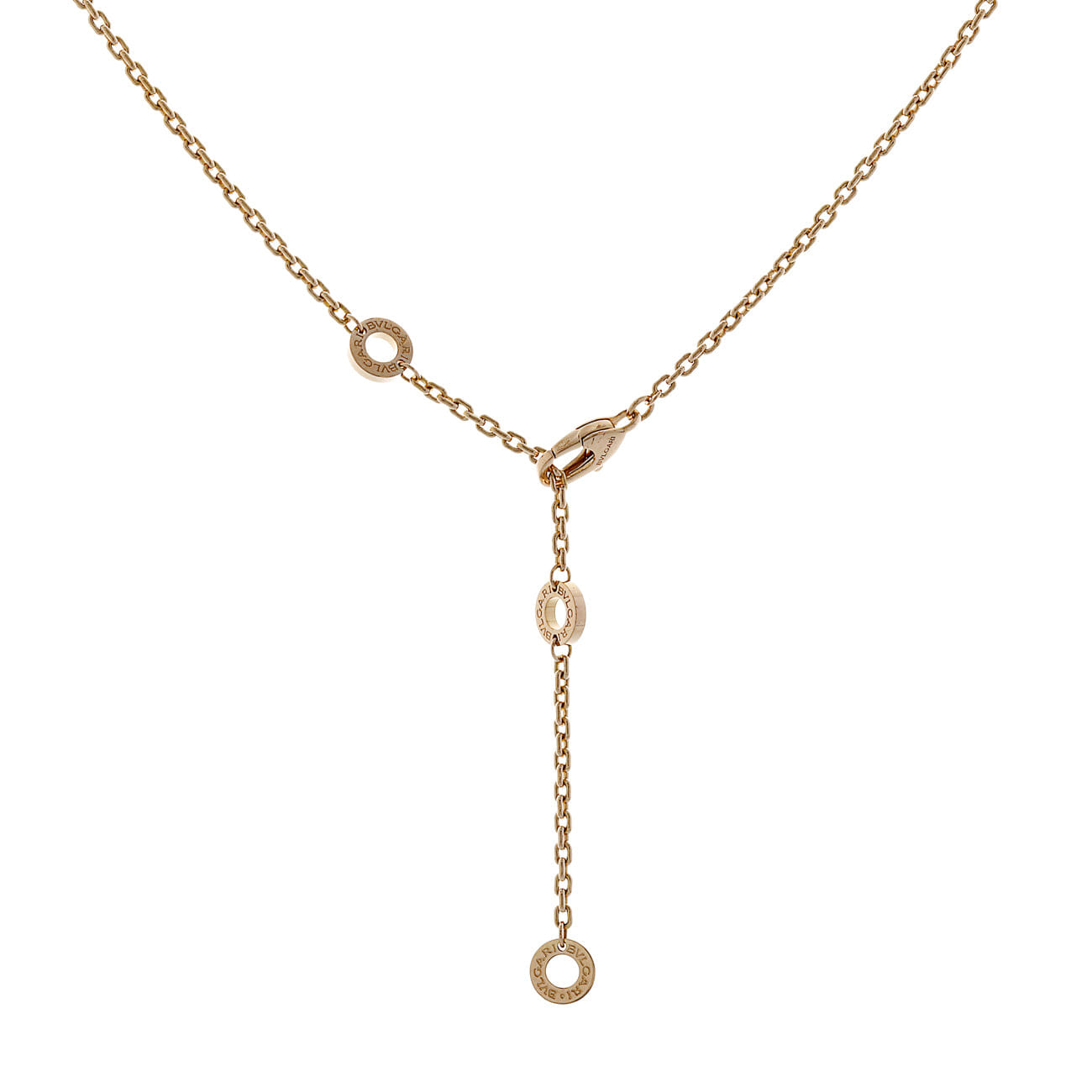 Bulgari 18K Rose Gold B.zero1 Rock Pendant Necklace
