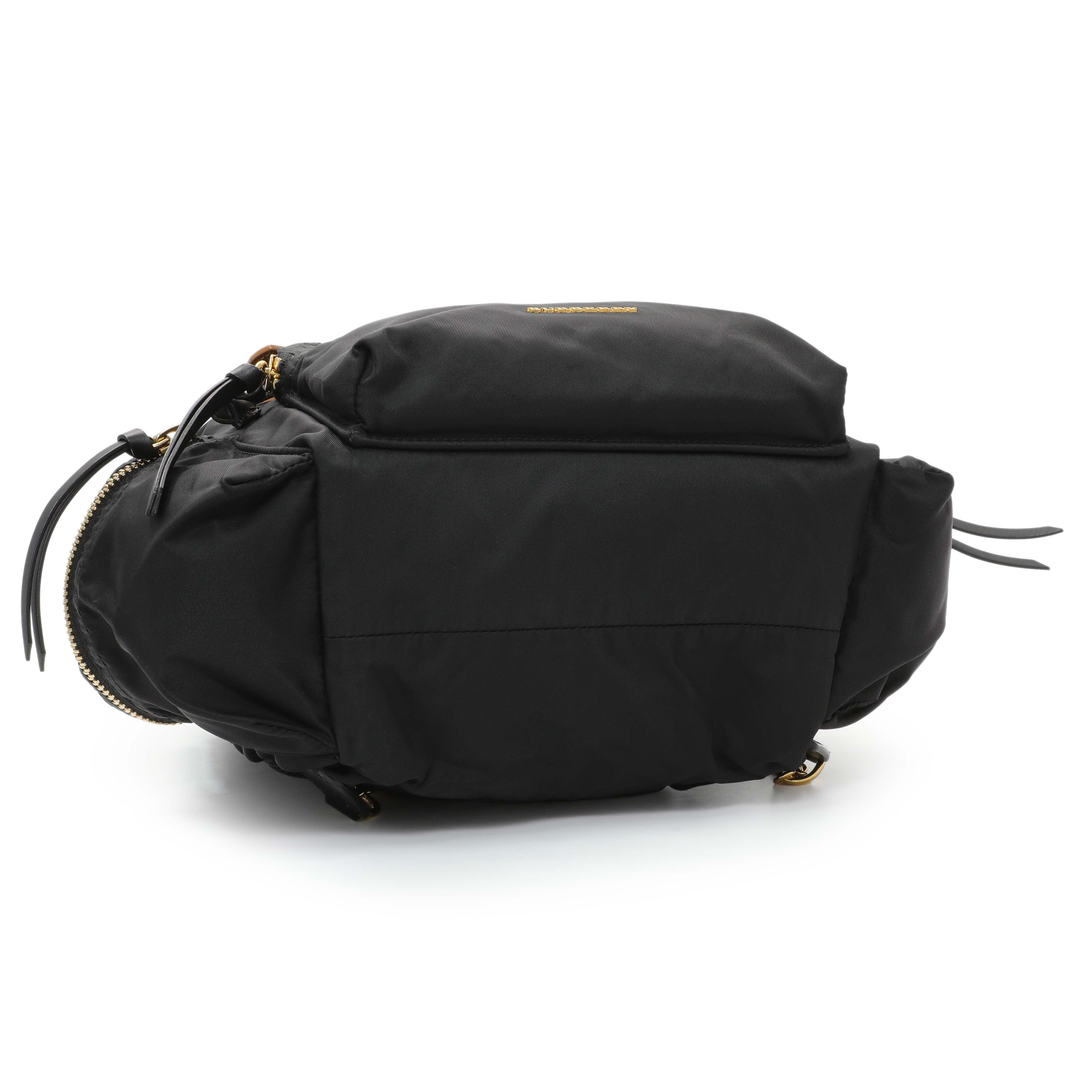 Burberry Black Nylon Medium Rucksack