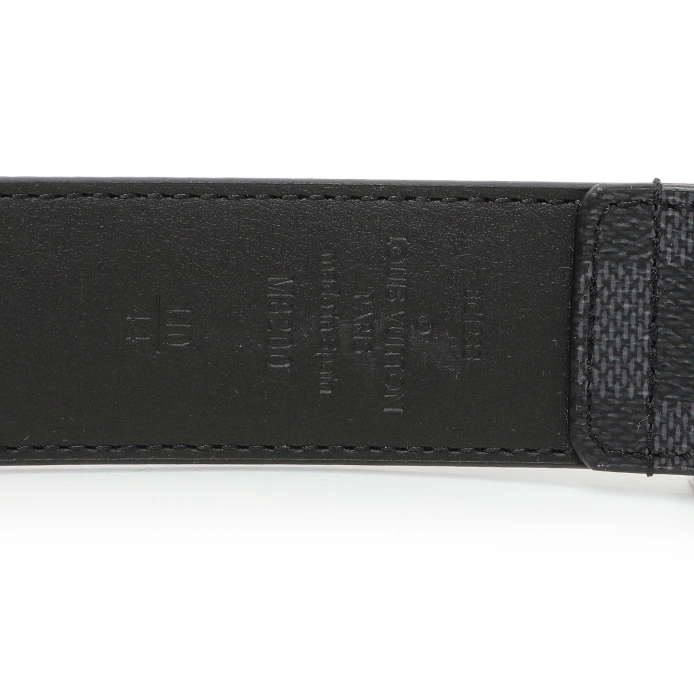 Louis Vuitton Damier Graphite Pont Neuf 35mm Belt