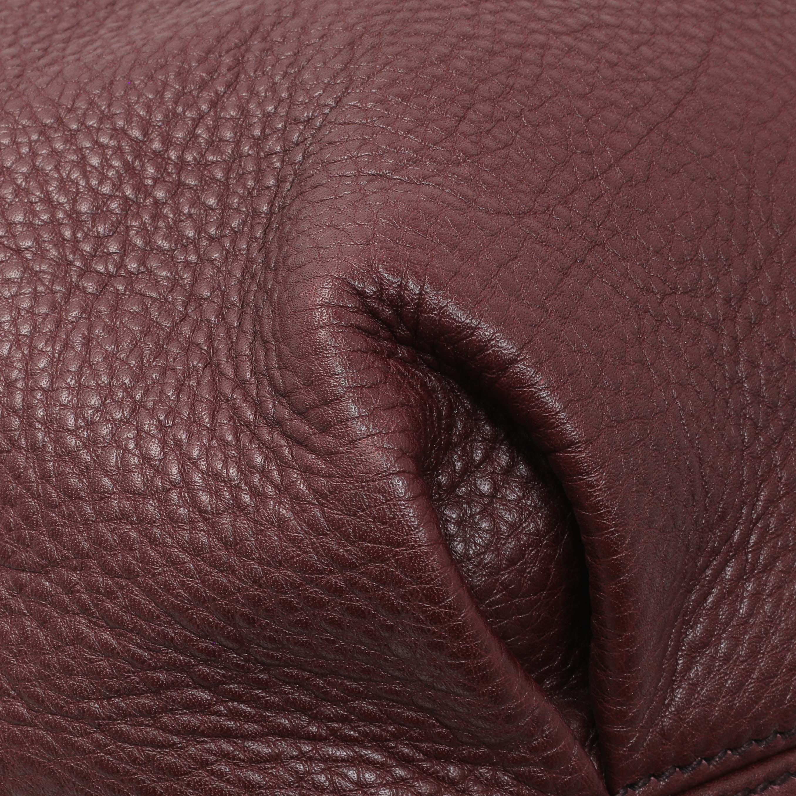 Gucci Scarlatto Pebbled Leather Soho Shoulder Bag