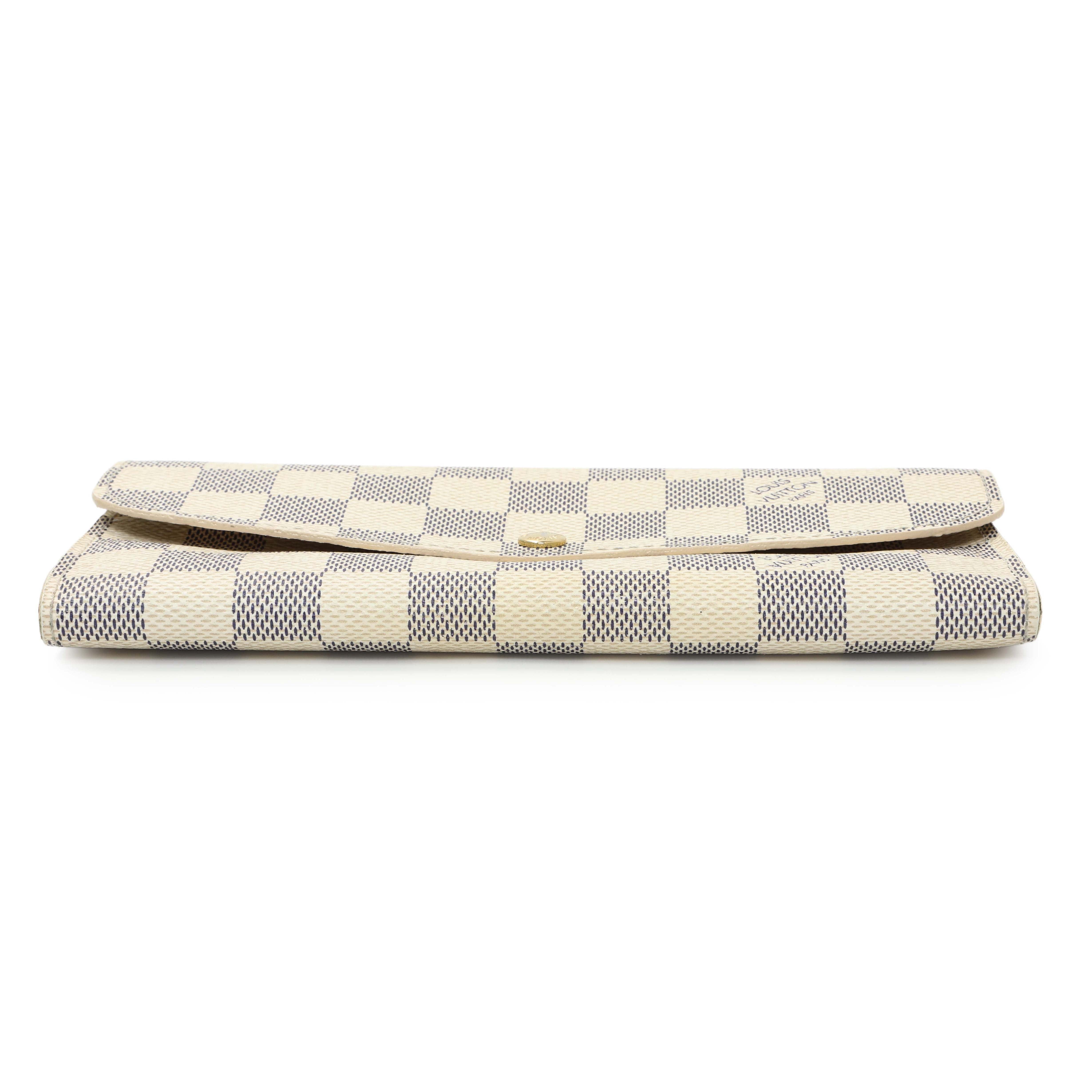 Louis Vuitton Damier Azur Emilie Wallet