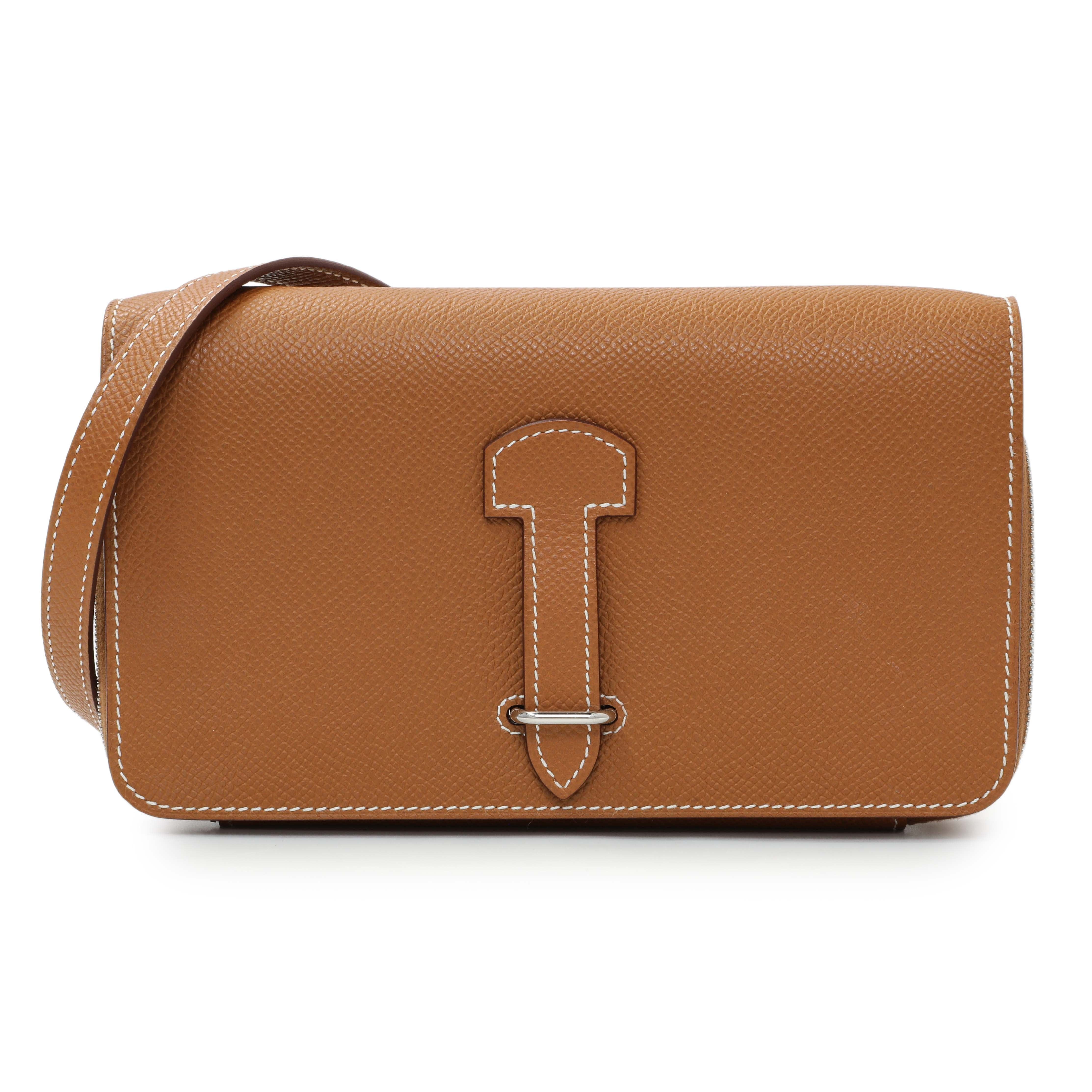 Hermes Epsom Gold 1957 To Go Wallet
