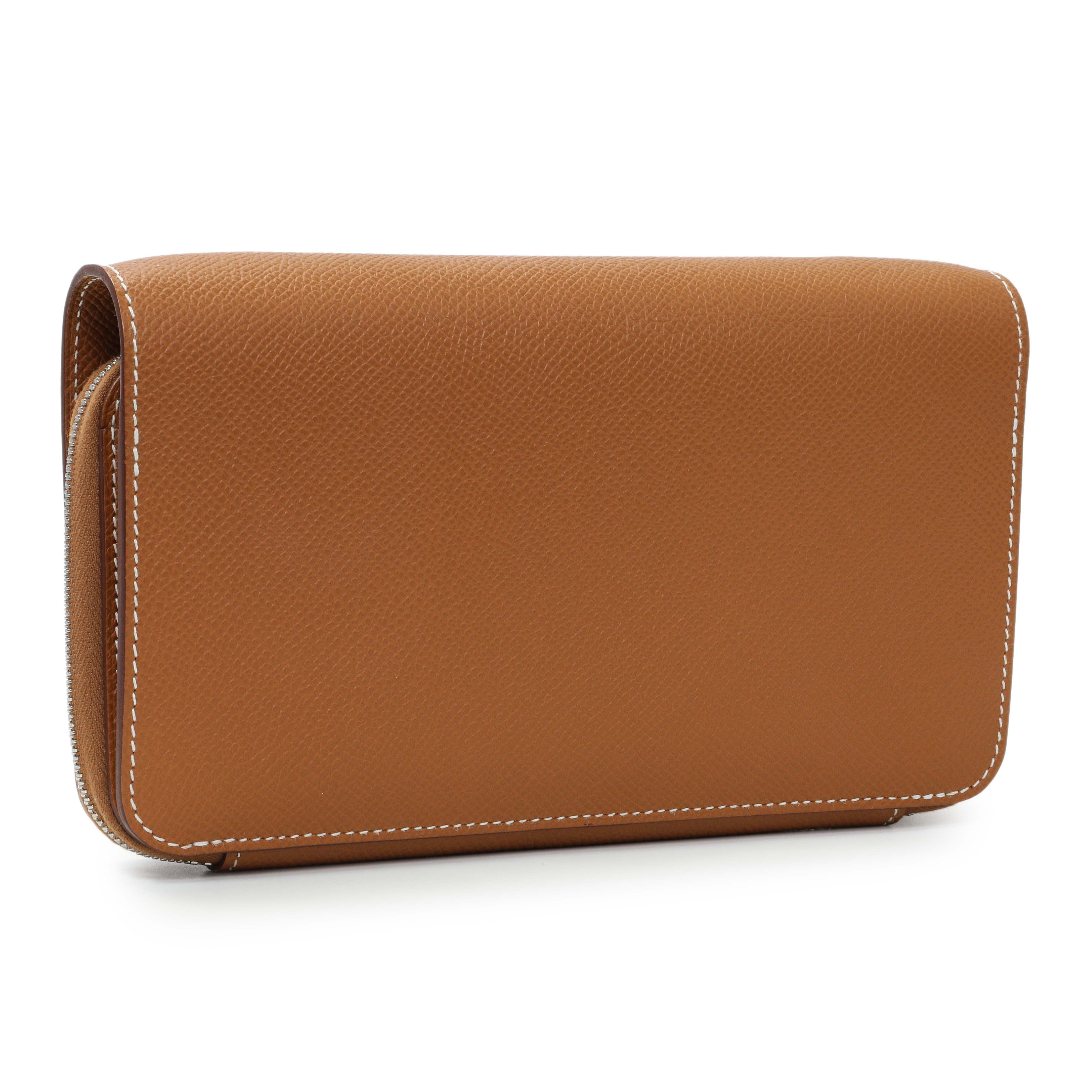 Hermes Epsom Gold 1957 To Go Wallet