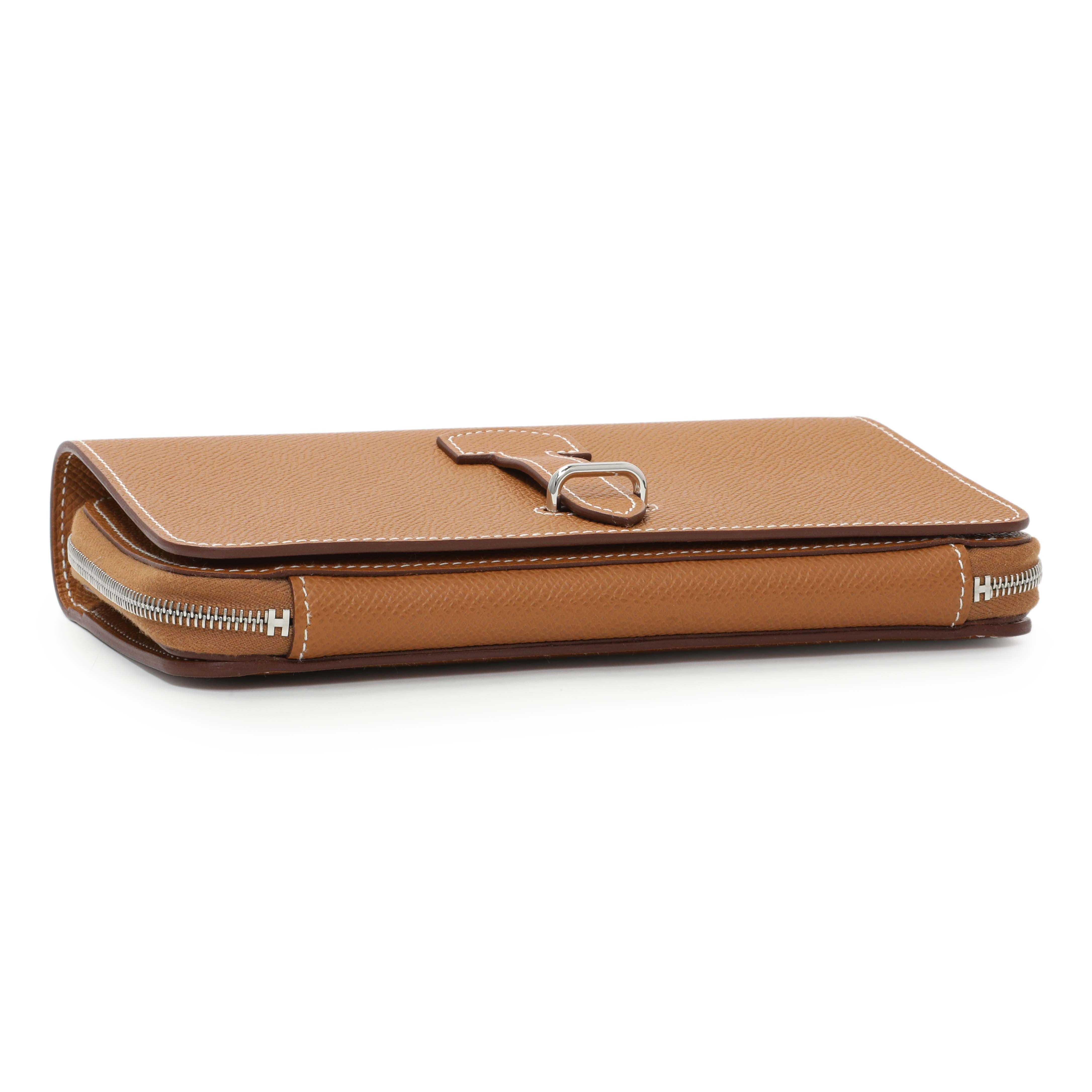 Hermes Epsom Gold 1957 To Go Wallet
