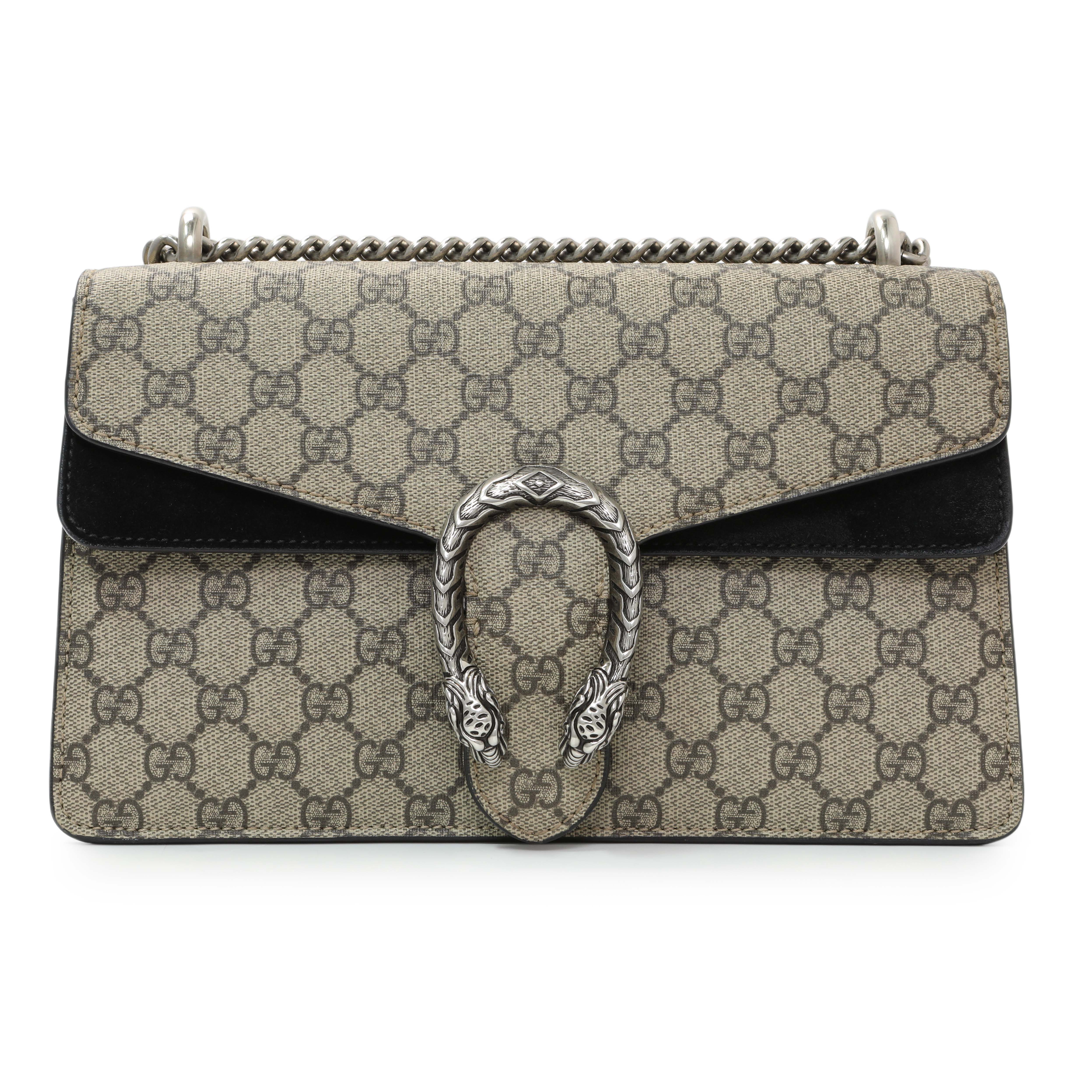 Gucci GG Supreme Monogram Small Dionysus Shoulder Bag